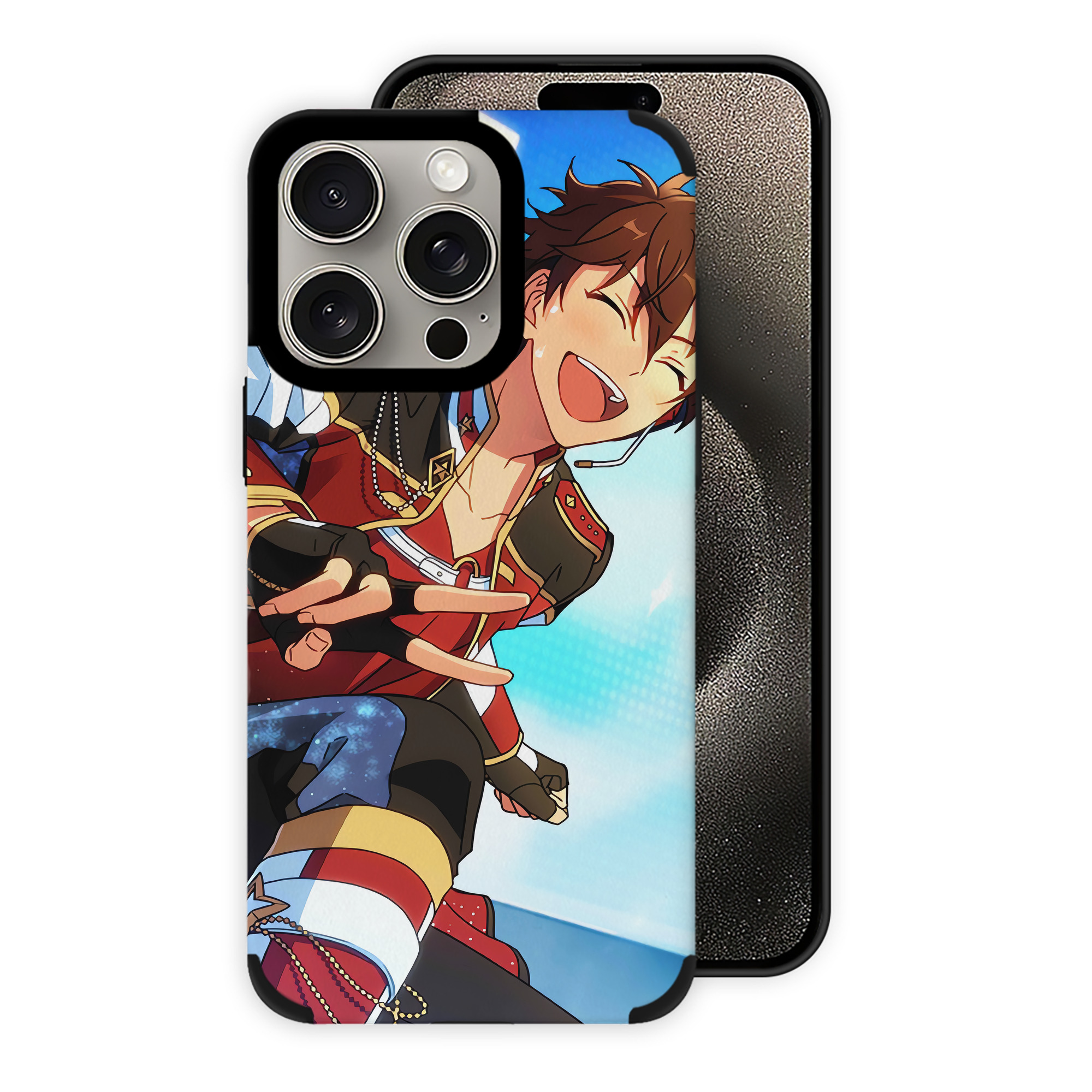 （画像用） あんさんぶるスターズ! Ensemble Stars 【iPhone15ProMax対応】 PUレザー スマホケース 耐衝撃＆黄変防止