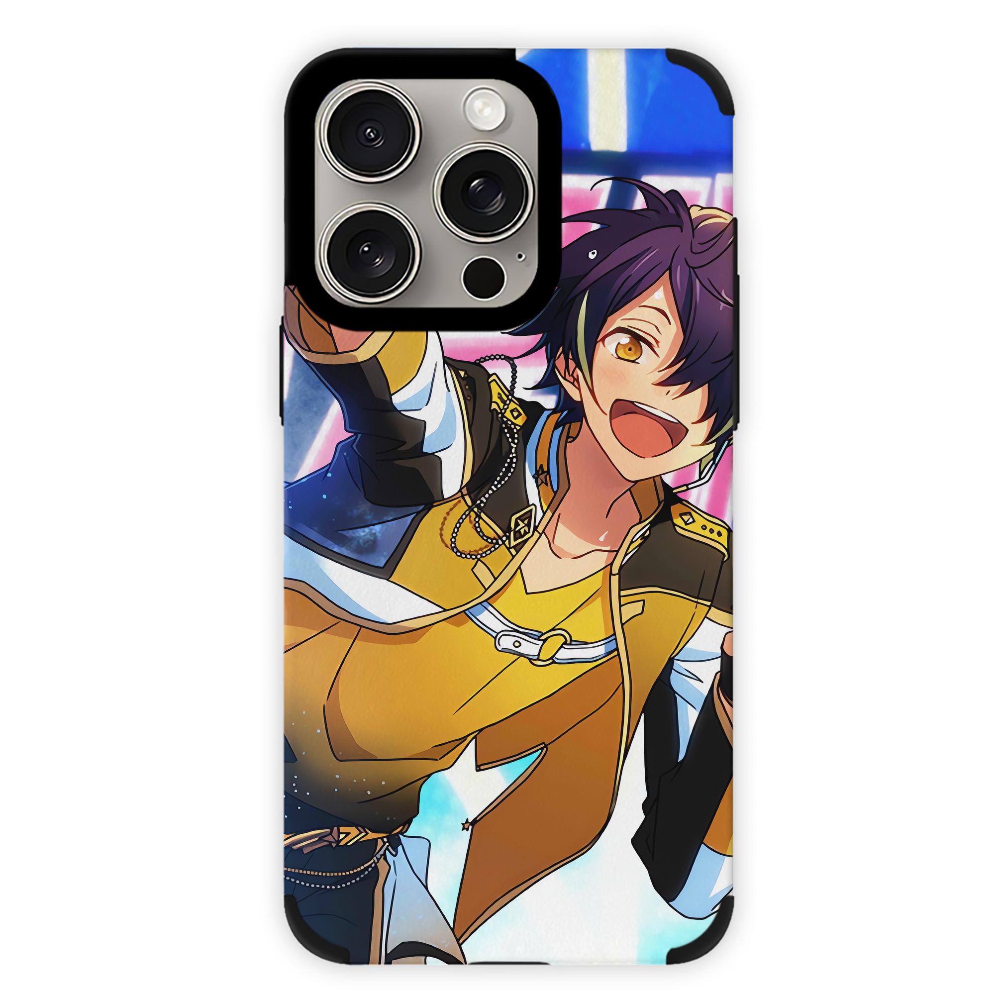 （画像用） あんさんぶるスターズ! Ensemble Stars 【iPhone15ProMax対応】 PUレザー スマホケース 耐衝撃＆黄変防止