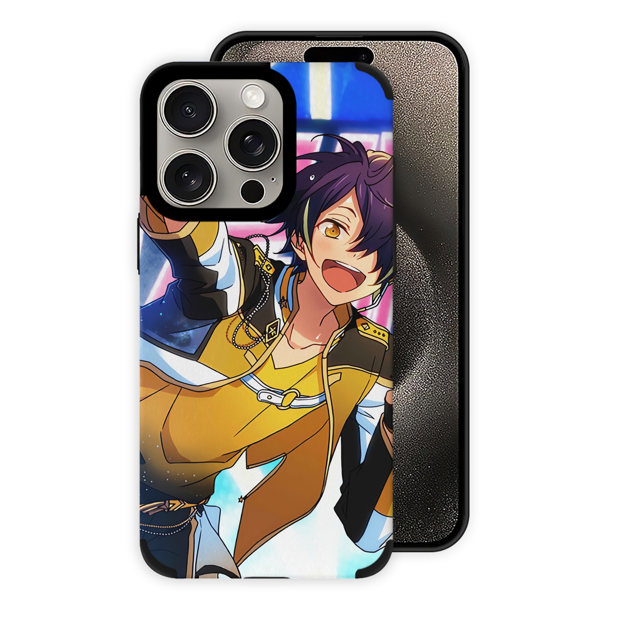 （画像用） あんさんぶるスターズ! Ensemble Stars 【iPhone15ProMax対応】 PUレザー スマホケース 耐衝撃＆黄変防止