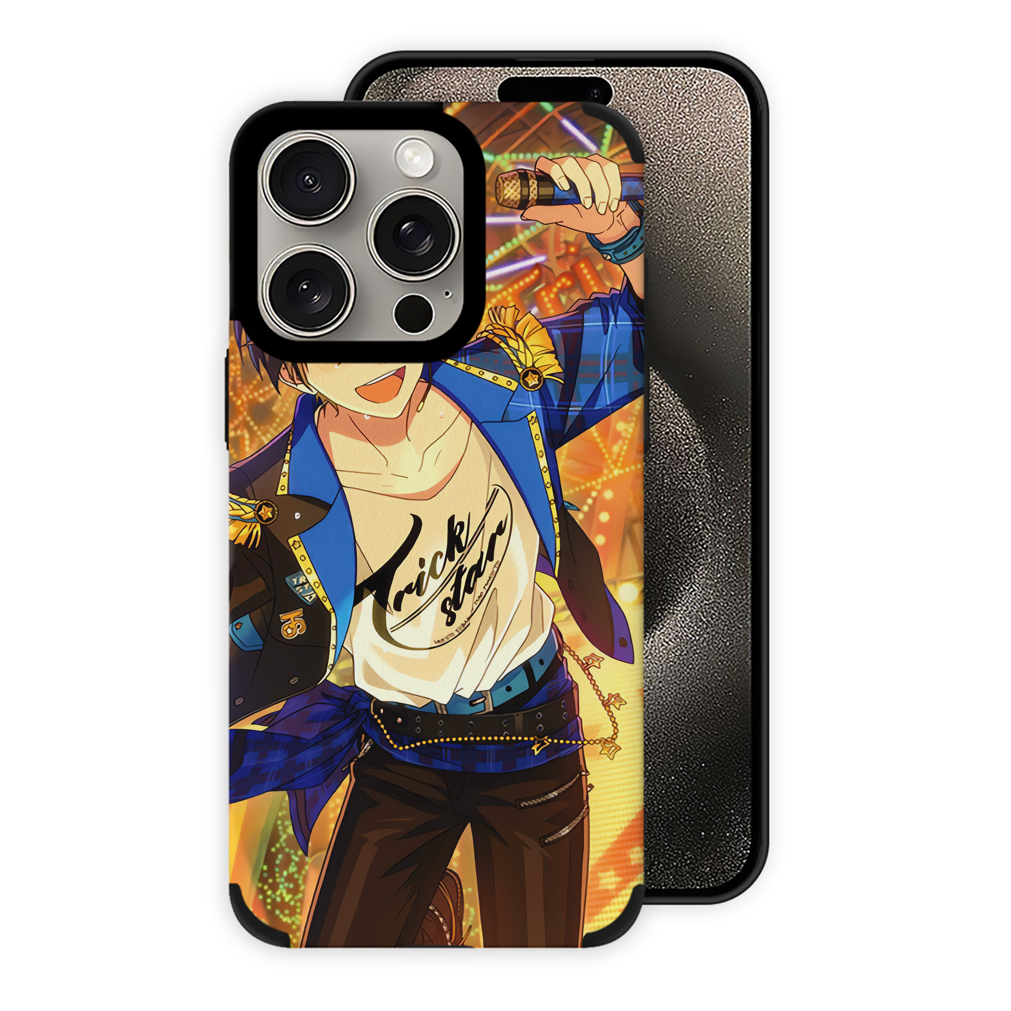 （画像用） あんさんぶるスターズ! Ensemble Stars 【iPhone15ProMax対応】 PUレザー スマホケース 耐衝撃＆黄変防止
