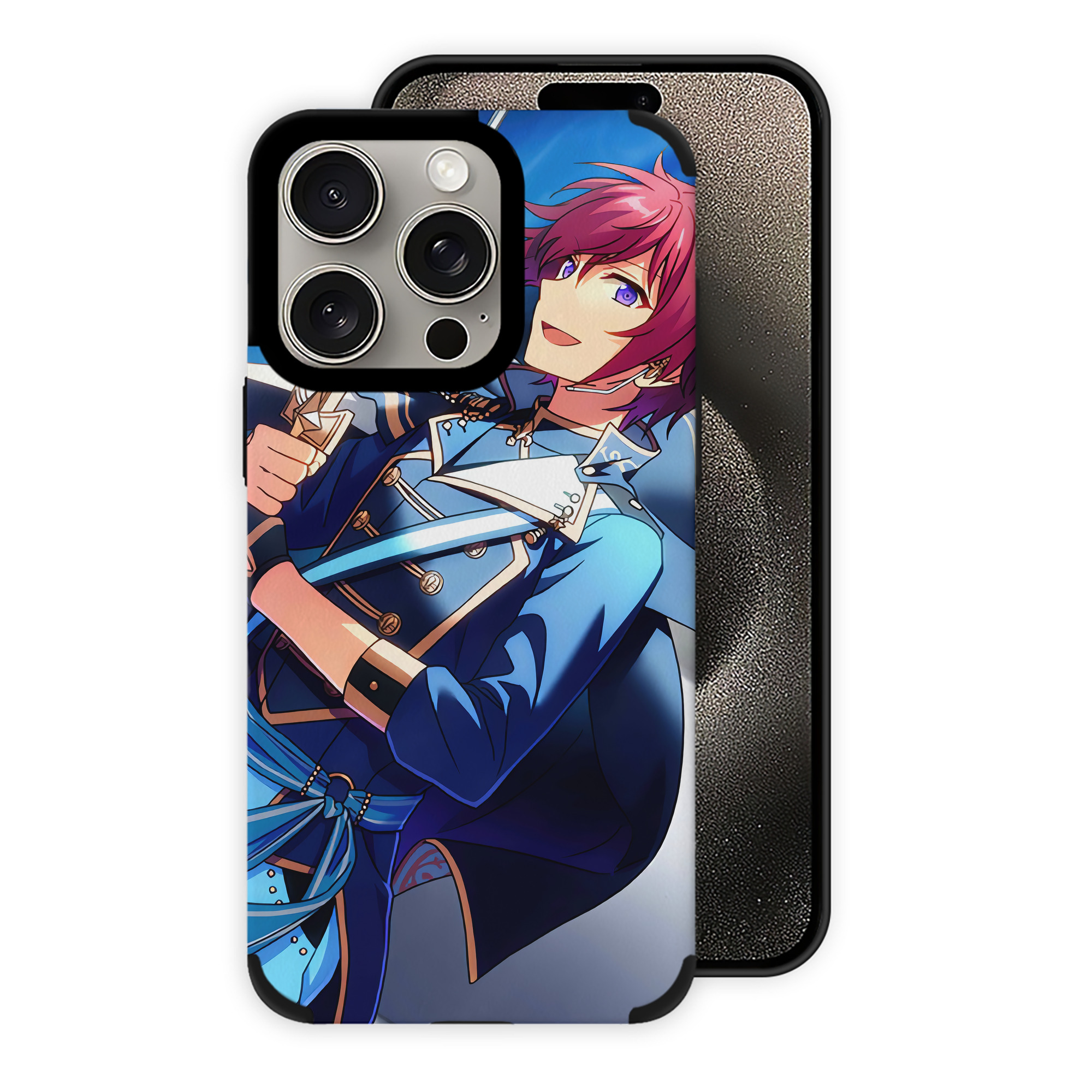 （画像用） あんさんぶるスターズ! Ensemble Stars 【iPhone15ProMax対応】 PUレザー スマホケース 耐衝撃＆黄変防止