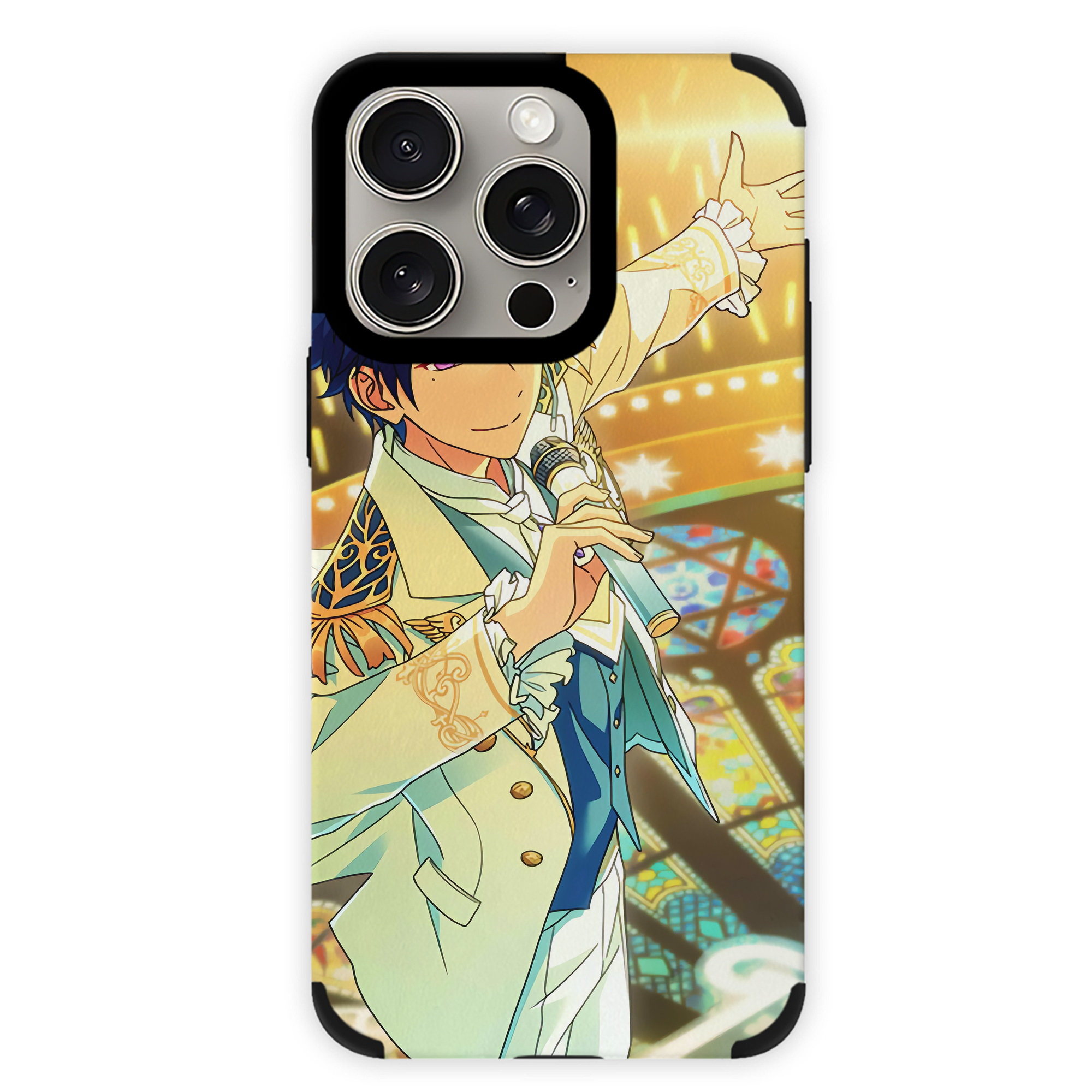 （画像用） あんさんぶるスターズ! Ensemble Stars 【iPhone15ProMax対応】 PUレザー スマホケース 耐衝撃＆黄変防止
