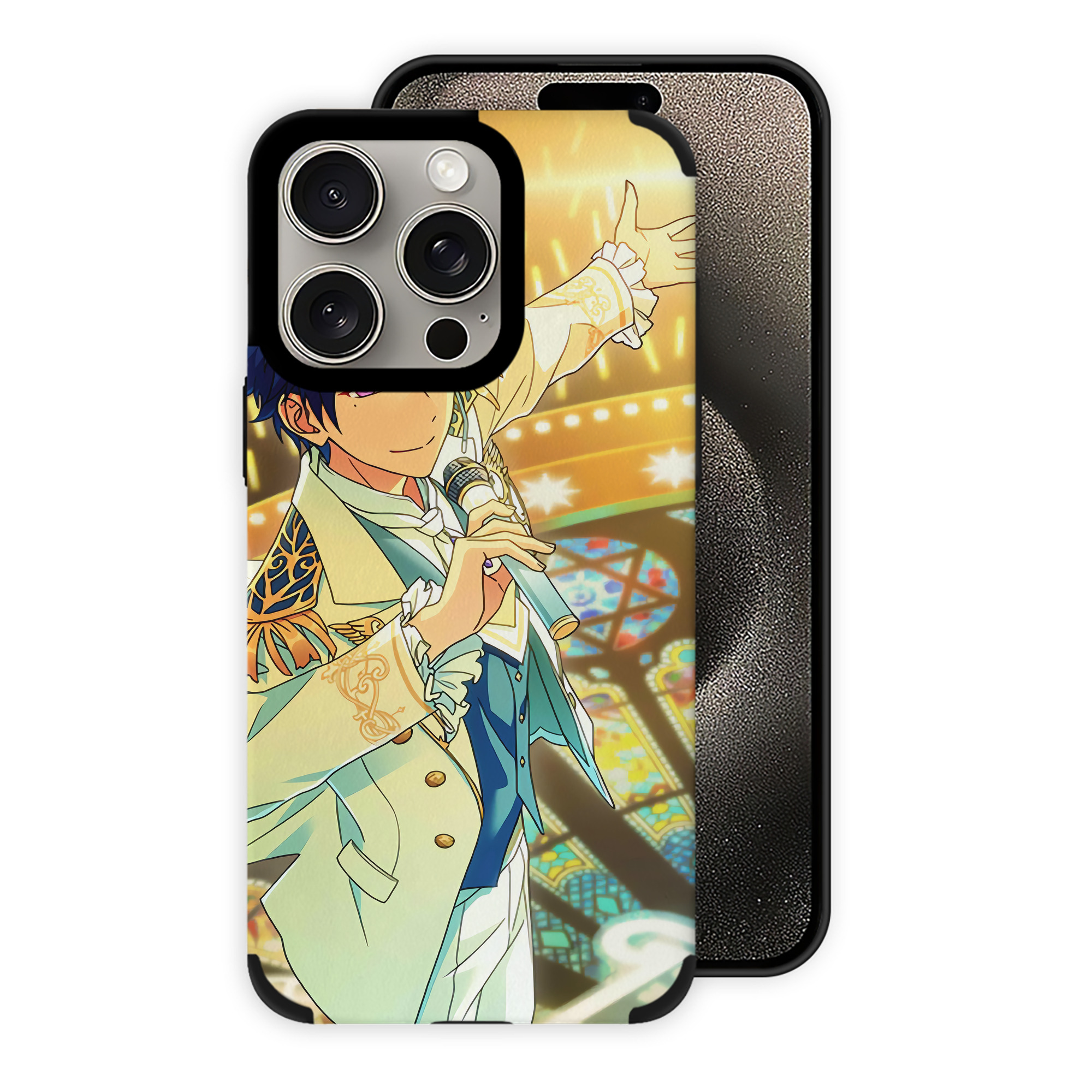 （画像用） あんさんぶるスターズ! Ensemble Stars 【iPhone15ProMax対応】 PUレザー スマホケース 耐衝撃＆黄変防止