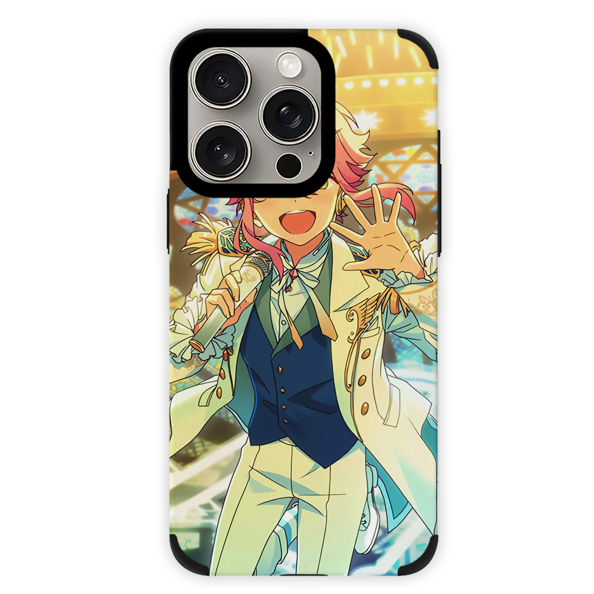 （画像用） あんさんぶるスターズ! Ensemble Stars 【iPhone15ProMax対応】 PUレザー スマホケース 耐衝撃＆黄変防止