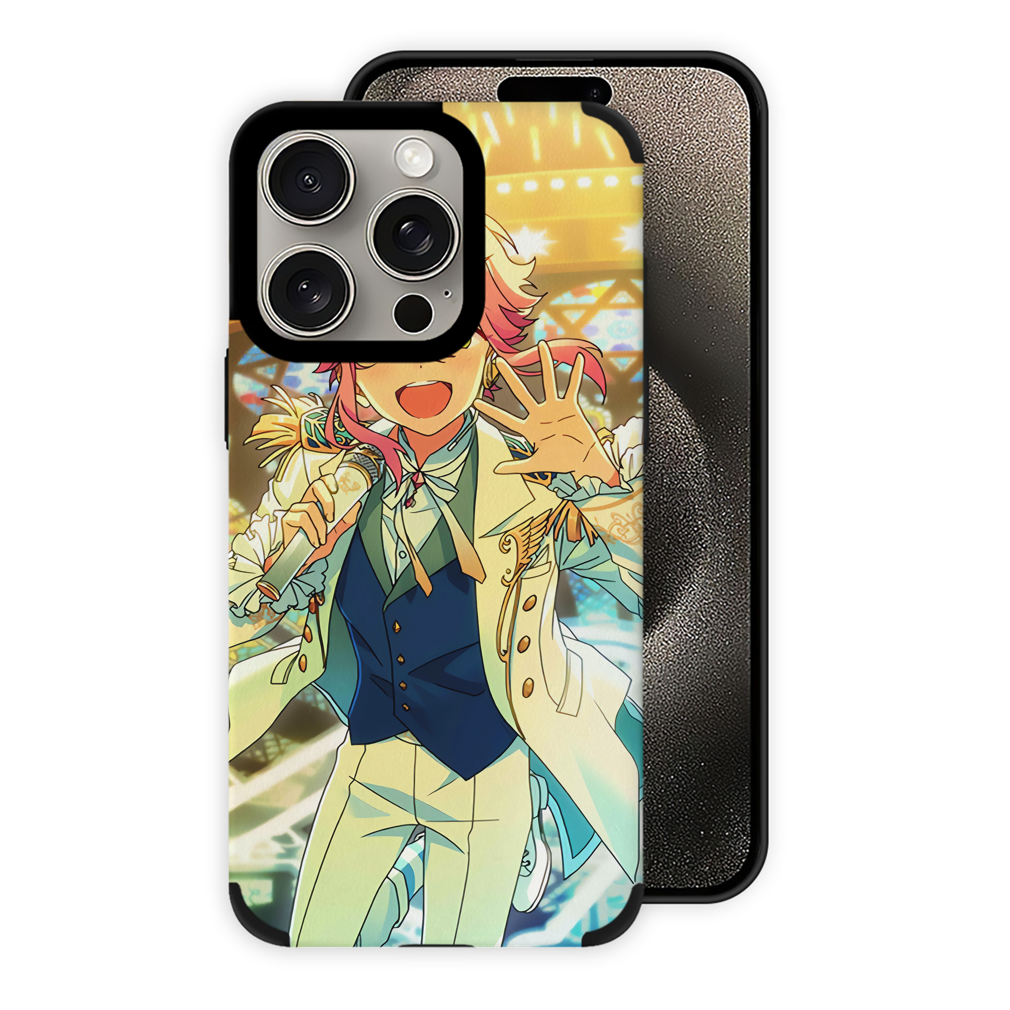 （画像用） あんさんぶるスターズ! Ensemble Stars 【iPhone15ProMax対応】 PUレザー スマホケース 耐衝撃＆黄変防止