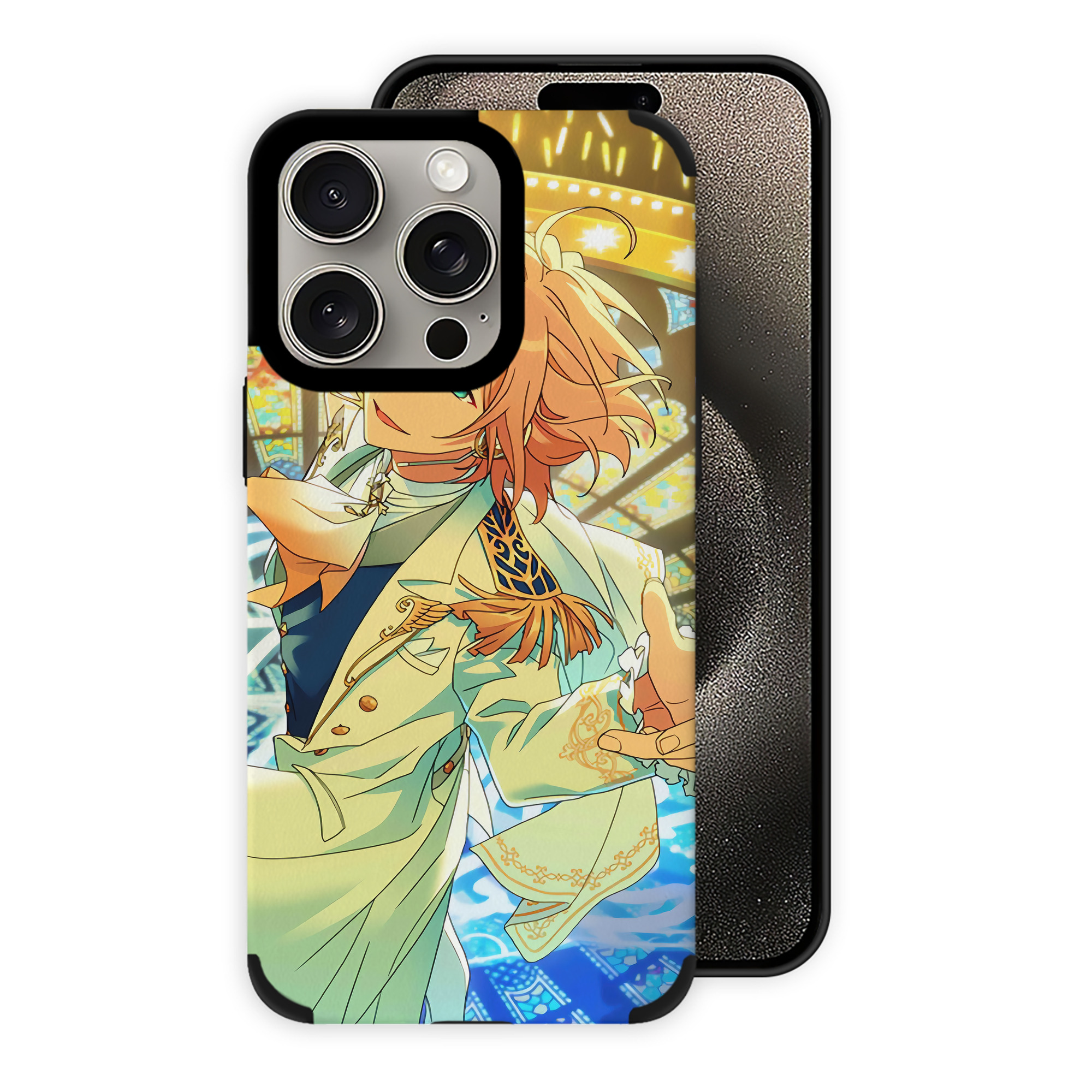 （画像用） あんさんぶるスターズ! Ensemble Stars 【iPhone15ProMax対応】 PUレザー スマホケース 耐衝撃＆黄変防止
