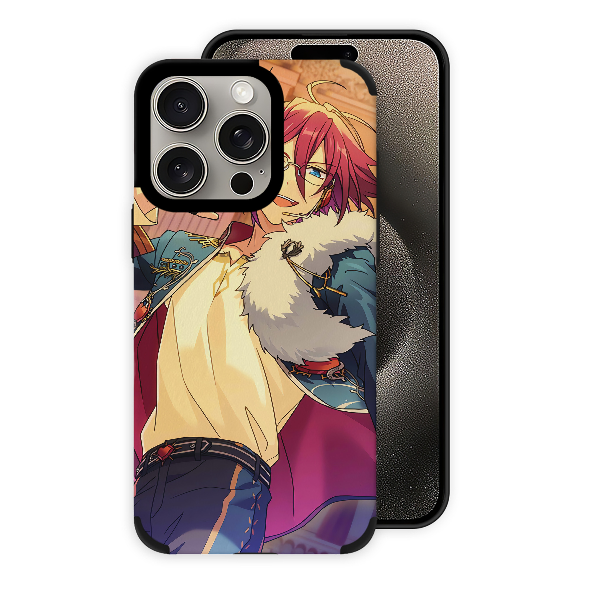 （画像用） あんさんぶるスターズ! Ensemble Stars 【iPhone15ProMax対応】 PUレザー スマホケース 耐衝撃＆黄変防止