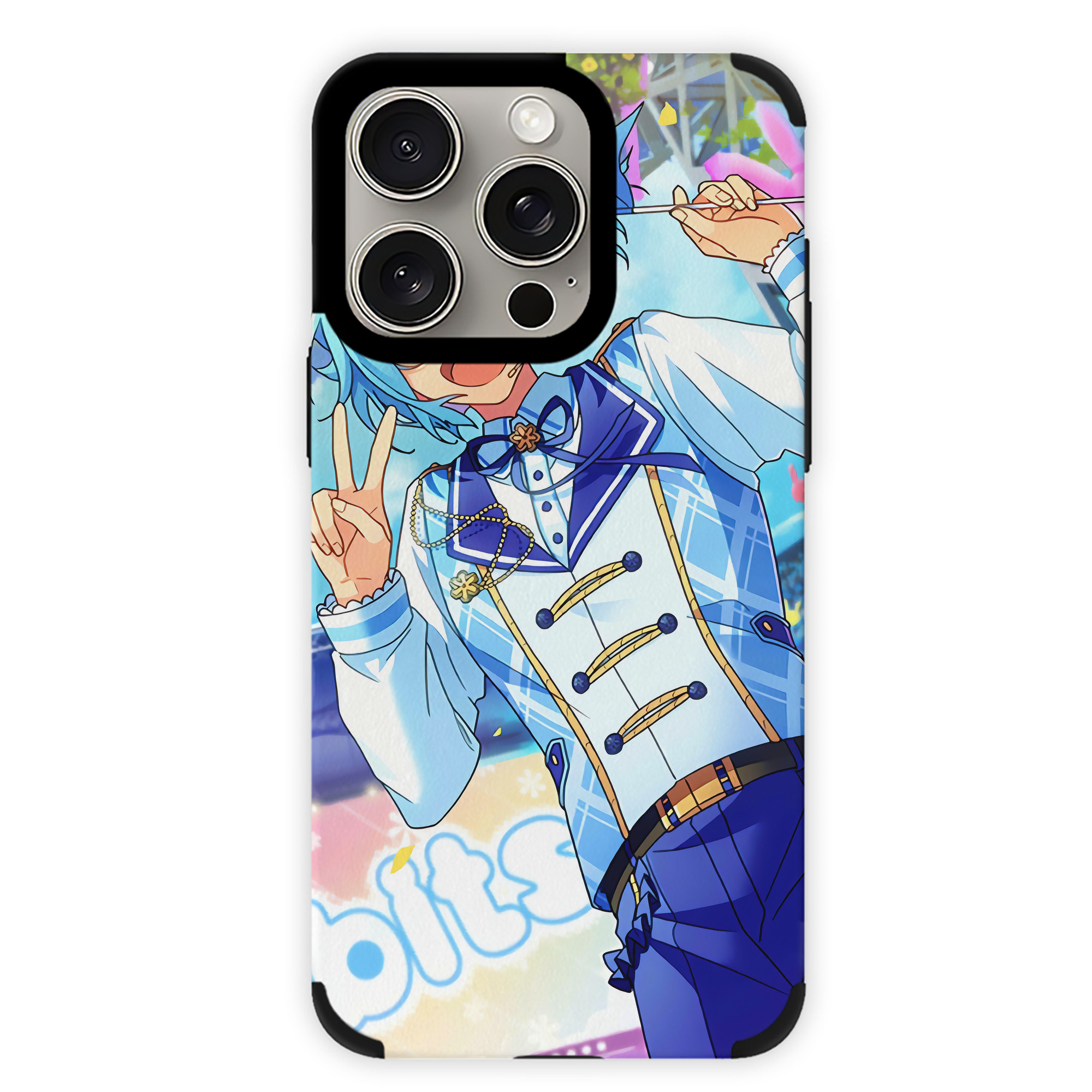 （画像用） あんさんぶるスターズ! Ensemble Stars 【iPhone15ProMax対応】 PUレザー スマホケース 耐衝撃＆黄変防止