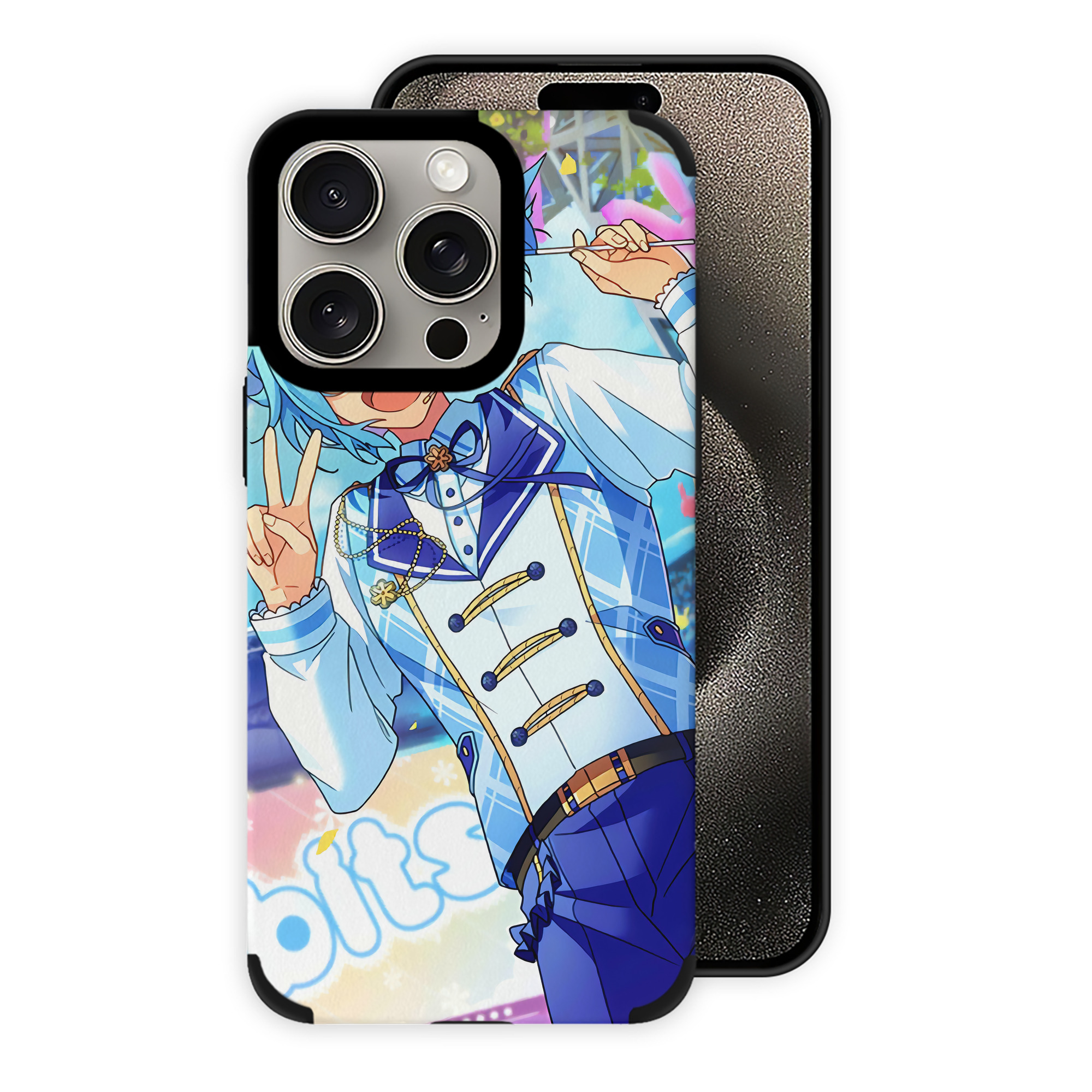 （画像用） あんさんぶるスターズ! Ensemble Stars 【iPhone15ProMax対応】 PUレザー スマホケース 耐衝撃＆黄変防止
