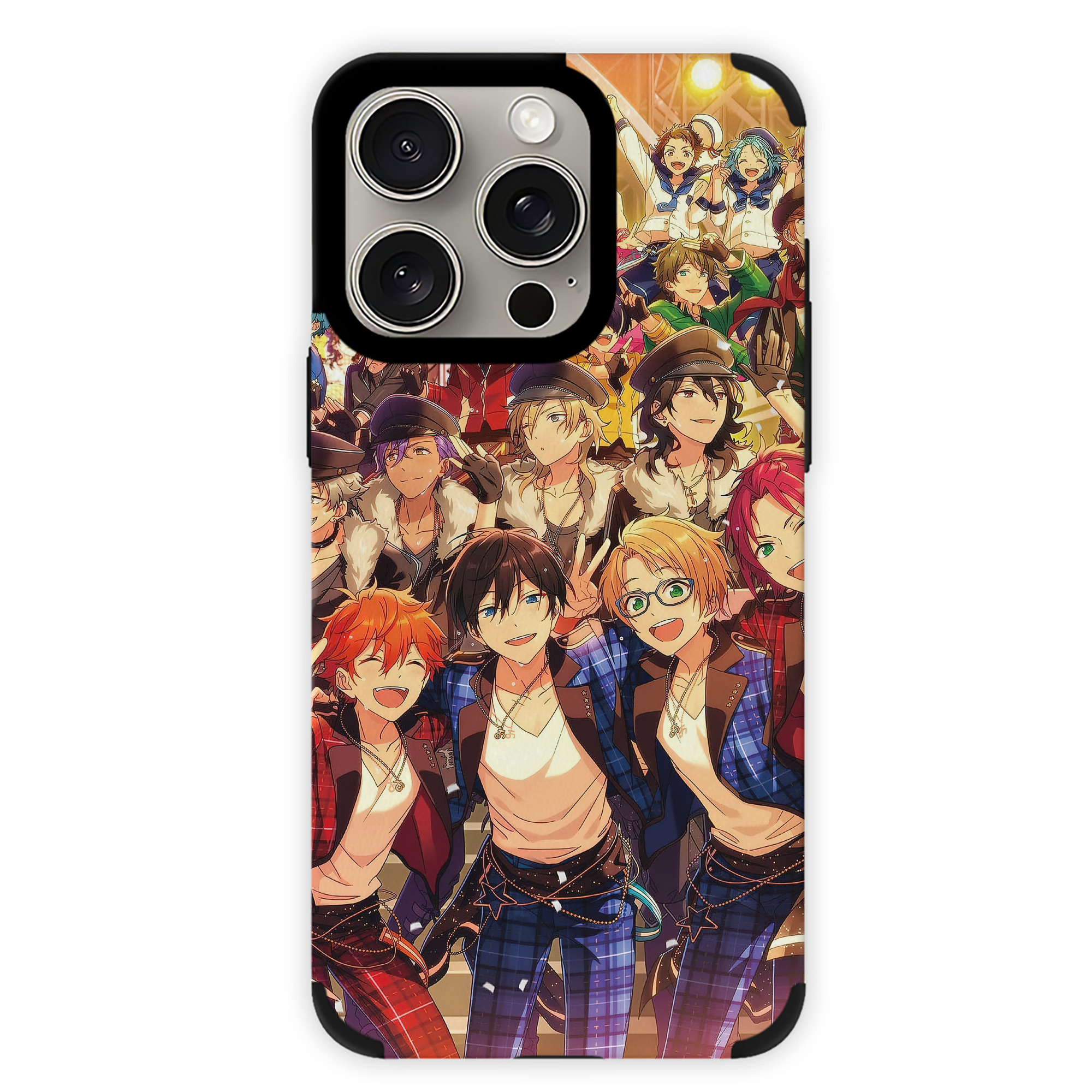 （画像用） あんさんぶるスターズ! Ensemble Stars 【iPhone15ProMax対応】 PUレザー スマホケース 耐衝撃＆黄変防止