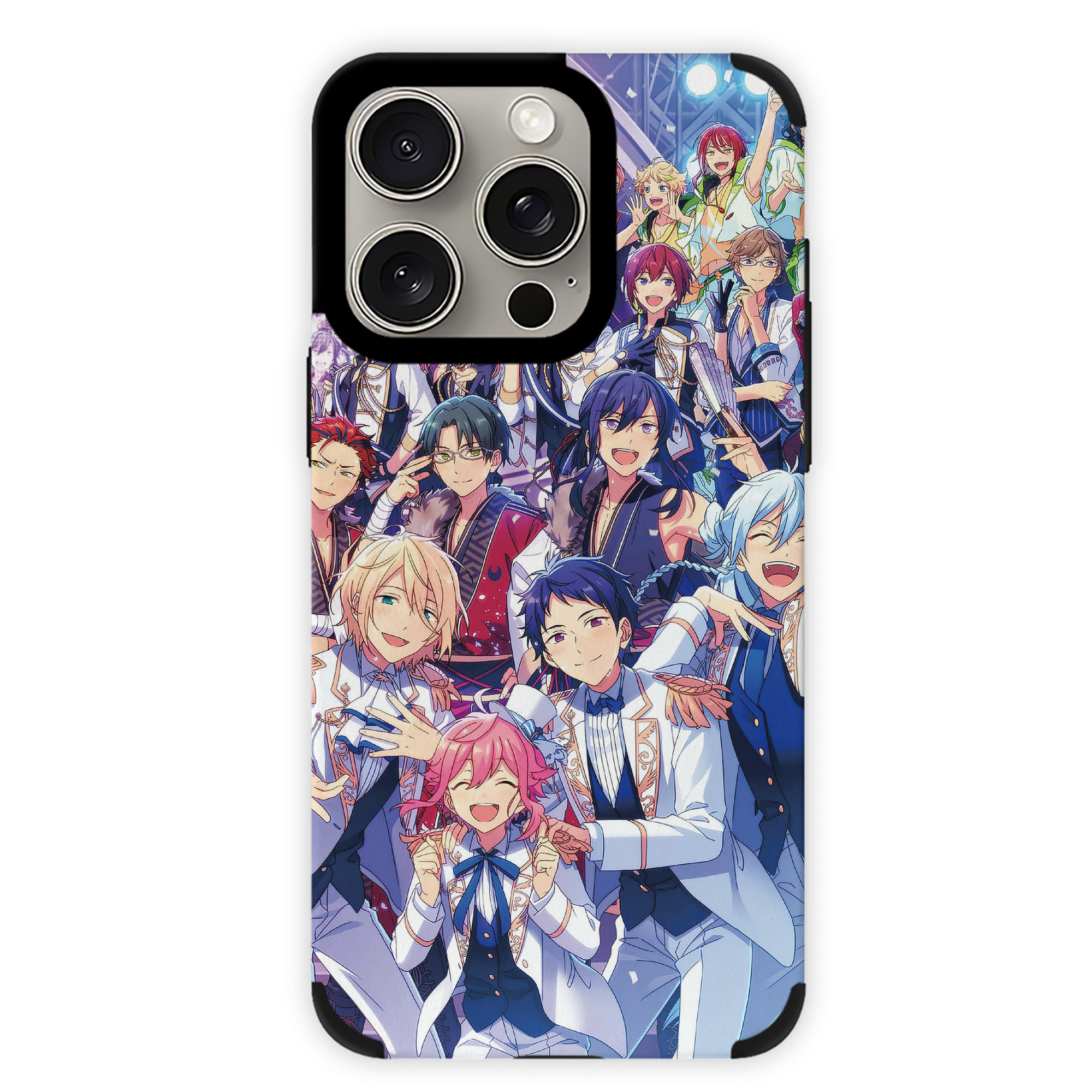 （画像用） あんさんぶるスターズ! Ensemble Stars 【iPhone15ProMax対応】 PUレザー スマホケース 耐衝撃＆黄変防止