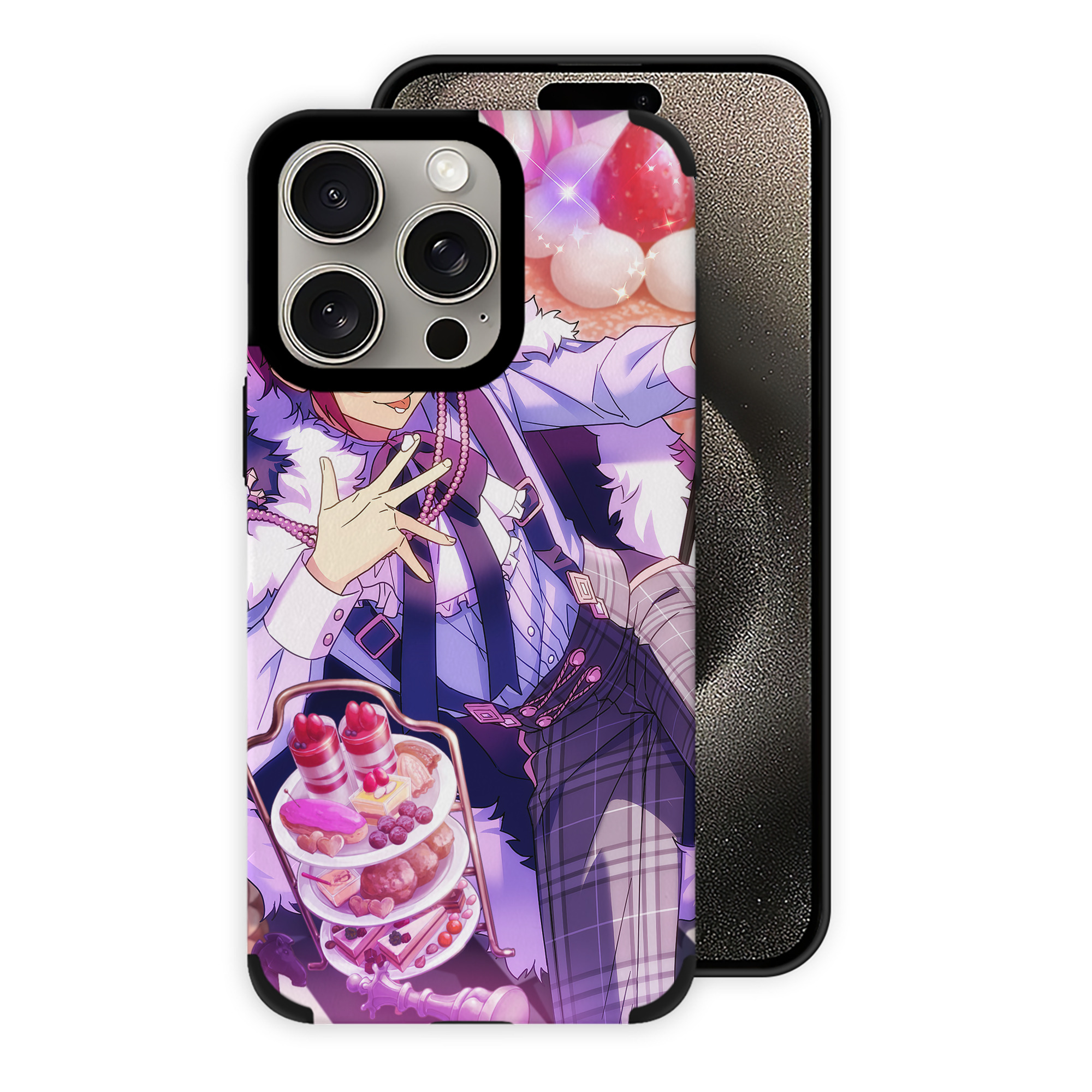 （画像用） あんさんぶるスターズ! Ensemble Stars 【iPhone15ProMax対応】 PUレザー スマホケース 耐衝撃＆黄変防止