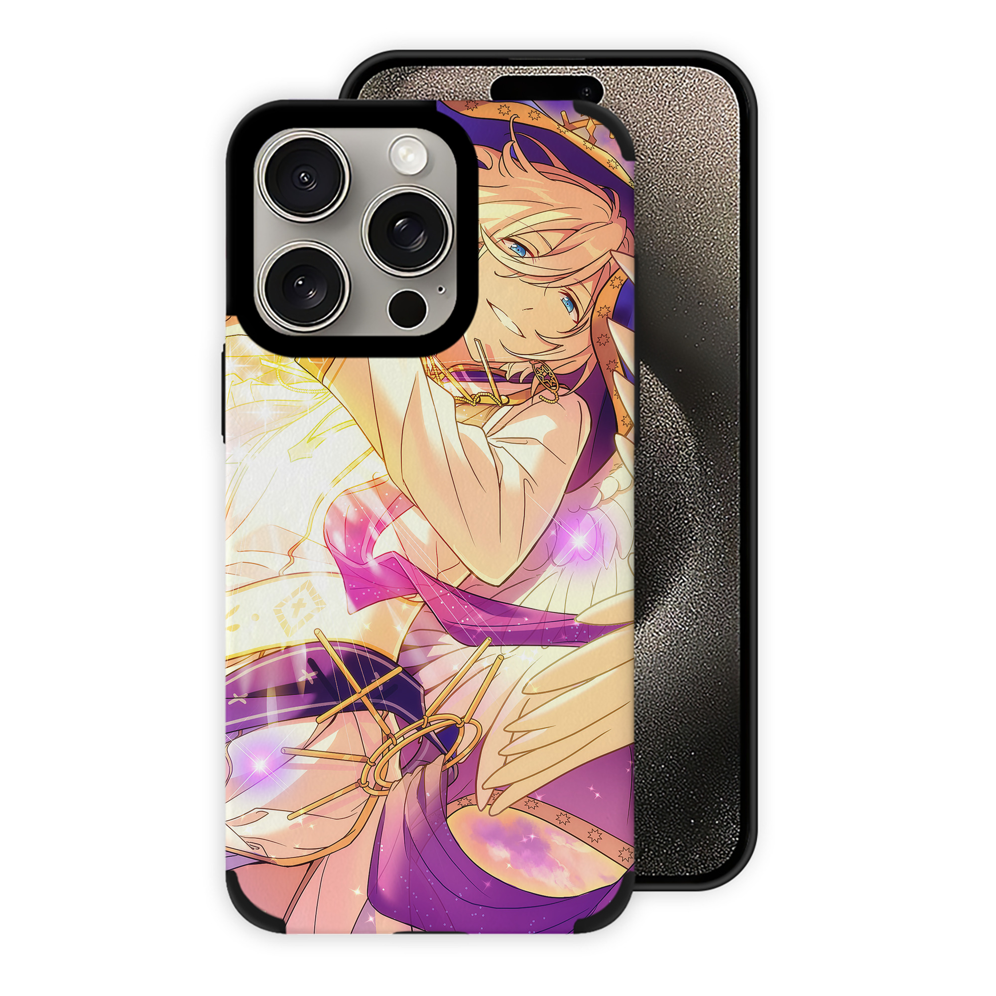 （画像用） あんさんぶるスターズ! Ensemble Stars 【iPhone15ProMax対応】 PUレザー スマホケース 耐衝撃＆黄変防止