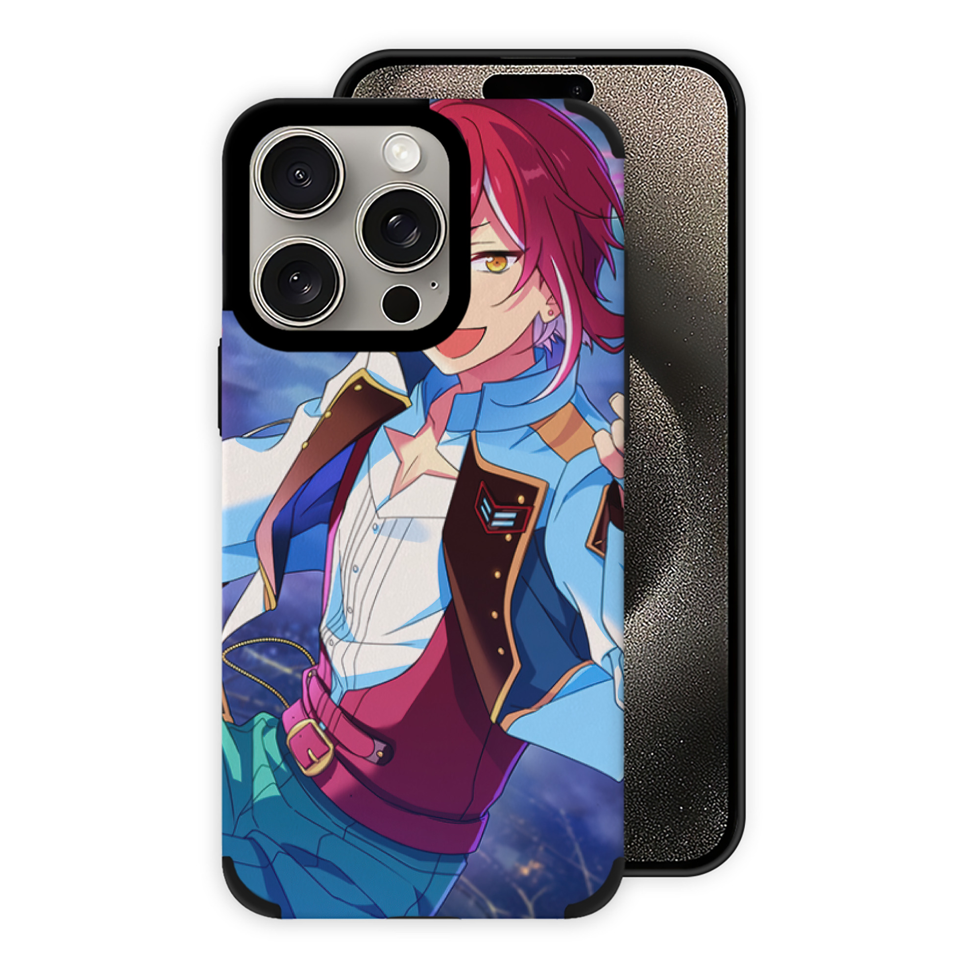 （画像用） あんさんぶるスターズ! Ensemble Stars 【iPhone15ProMax対応】 PUレザー スマホケース 耐衝撃＆黄変防止