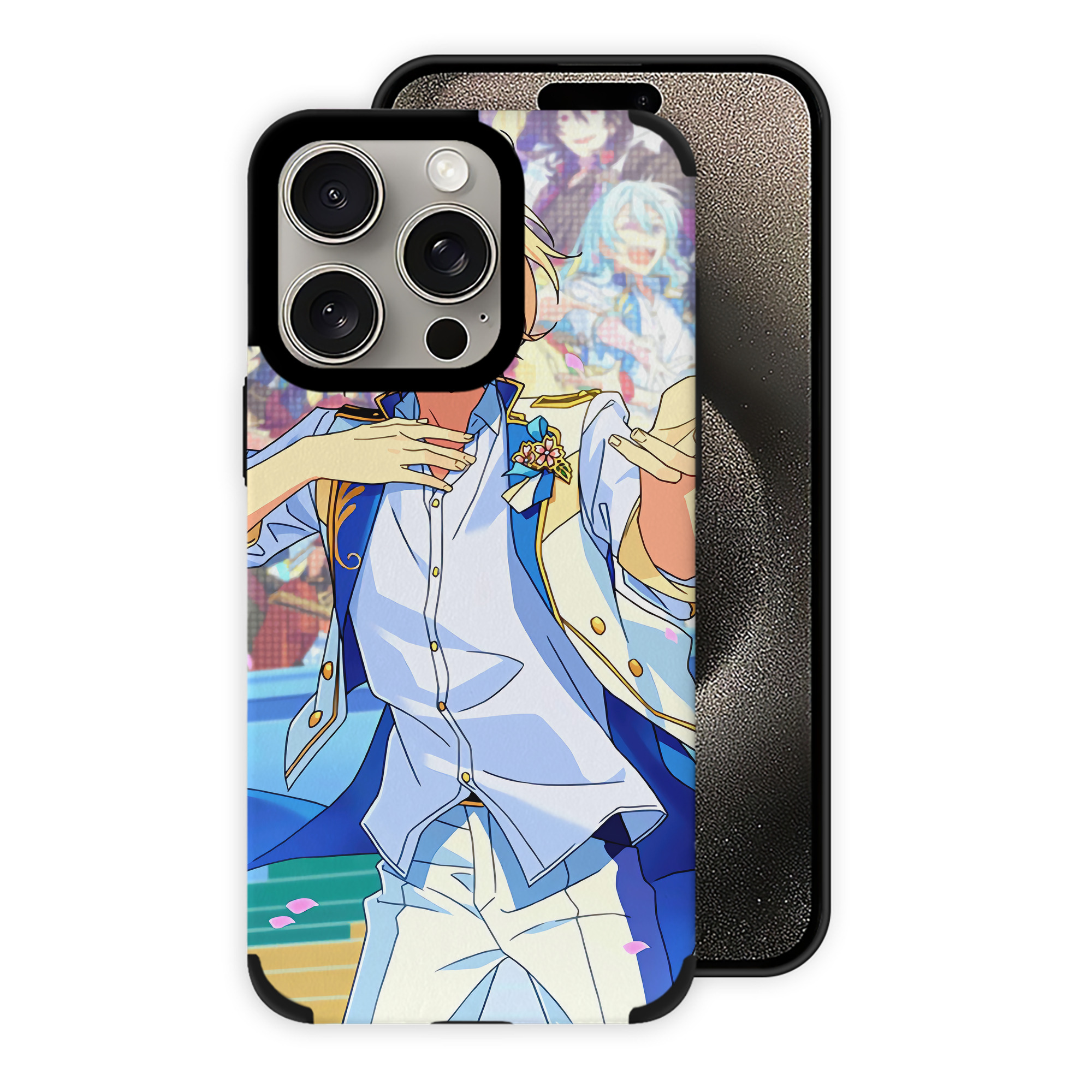 （画像用） あんさんぶるスターズ! Ensemble Stars 【iPhone15ProMax対応】 PUレザー スマホケース 耐衝撃＆黄変防止