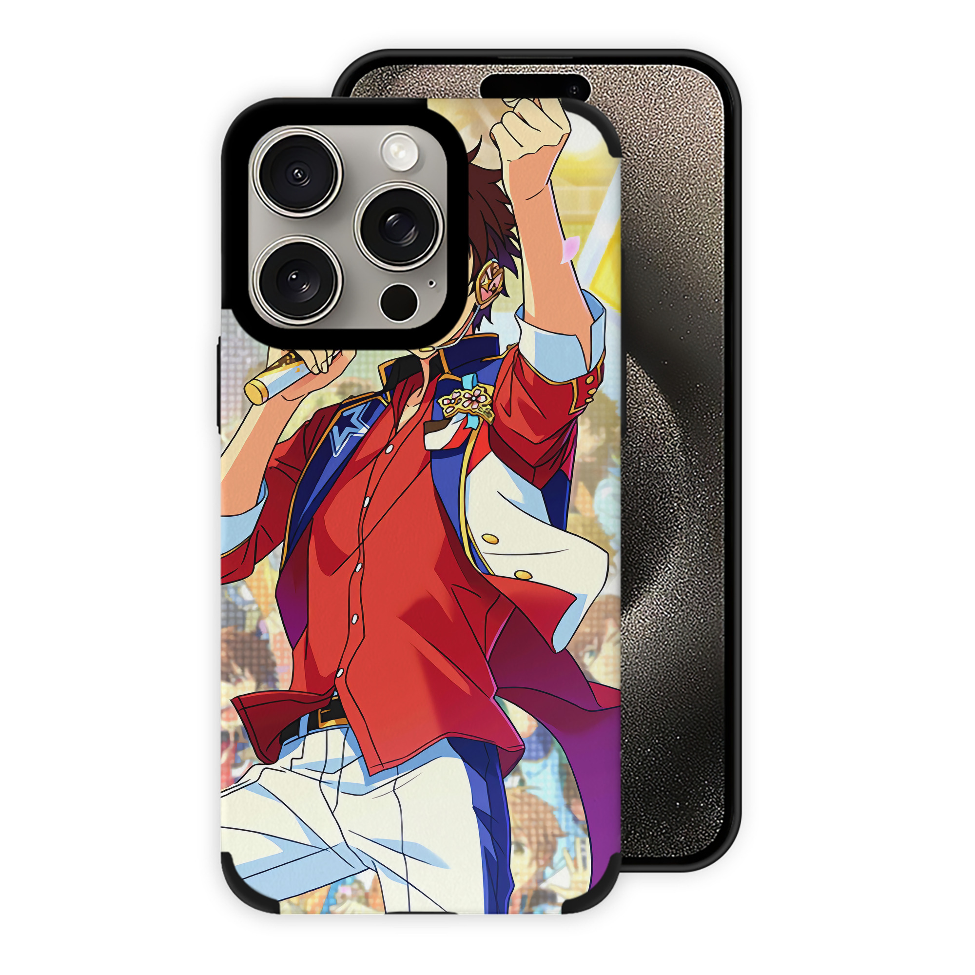 （画像用） あんさんぶるスターズ! Ensemble Stars 【iPhone15ProMax対応】 PUレザー スマホケース 耐衝撃＆黄変防止