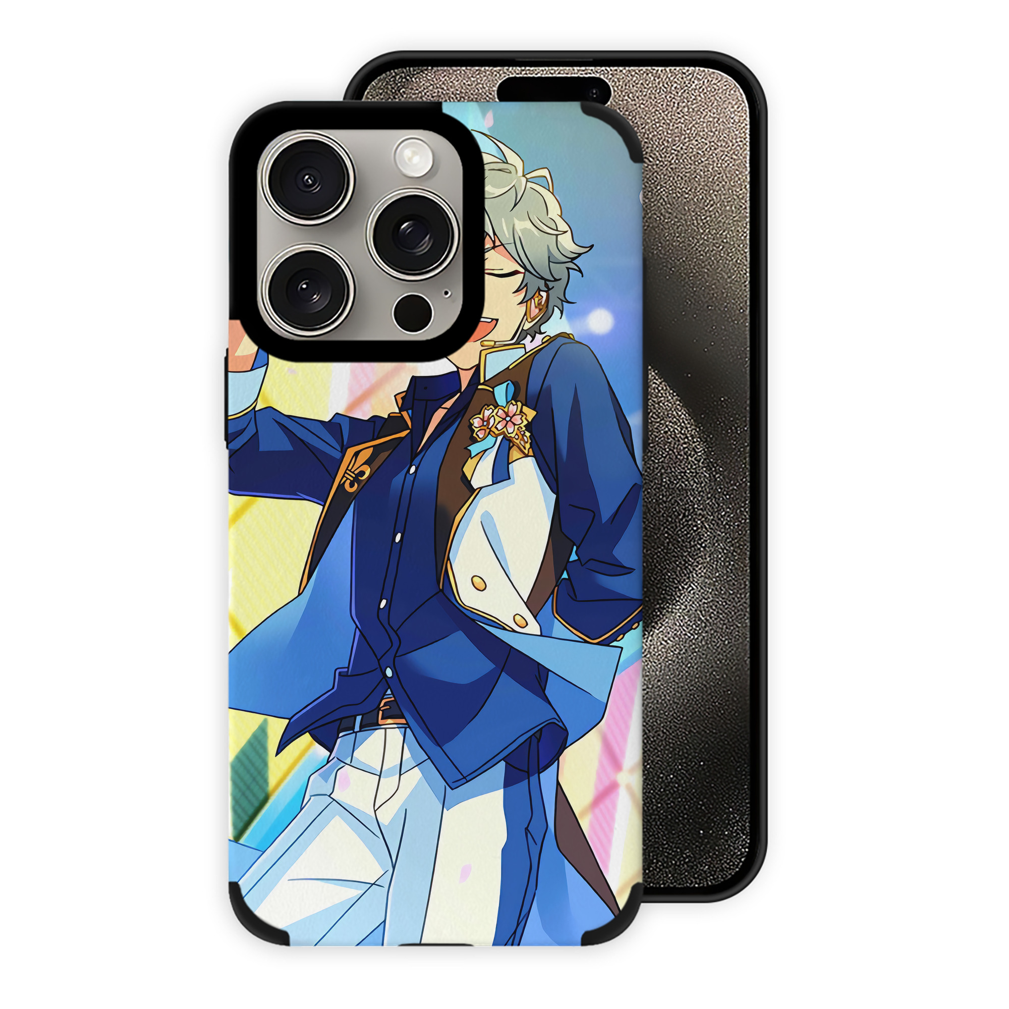 （画像用） あんさんぶるスターズ! Ensemble Stars 【iPhone15ProMax対応】 PUレザー スマホケース 耐衝撃＆黄変防止