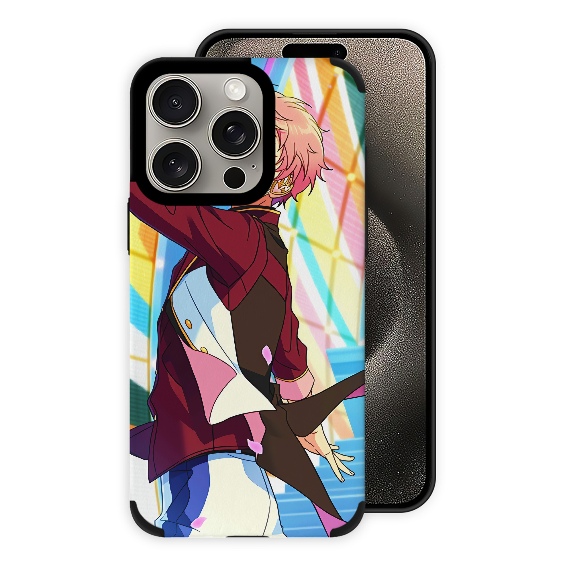 （画像用） あんさんぶるスターズ! Ensemble Stars 【iPhone15ProMax対応】 PUレザー スマホケース 耐衝撃＆黄変防止