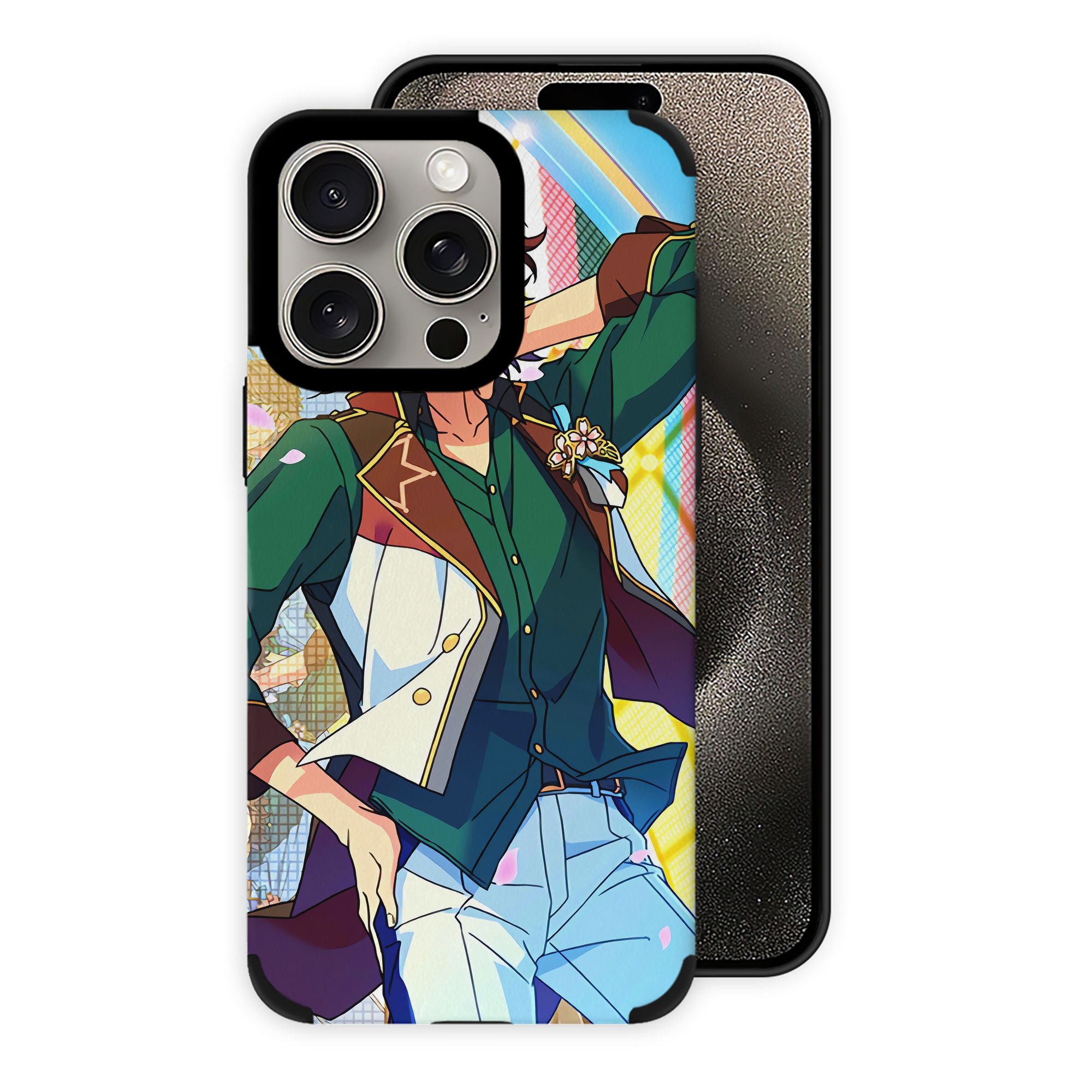 （画像用） あんさんぶるスターズ! Ensemble Stars 【iPhone15ProMax対応】 PUレザー スマホケース 耐衝撃＆黄変防止