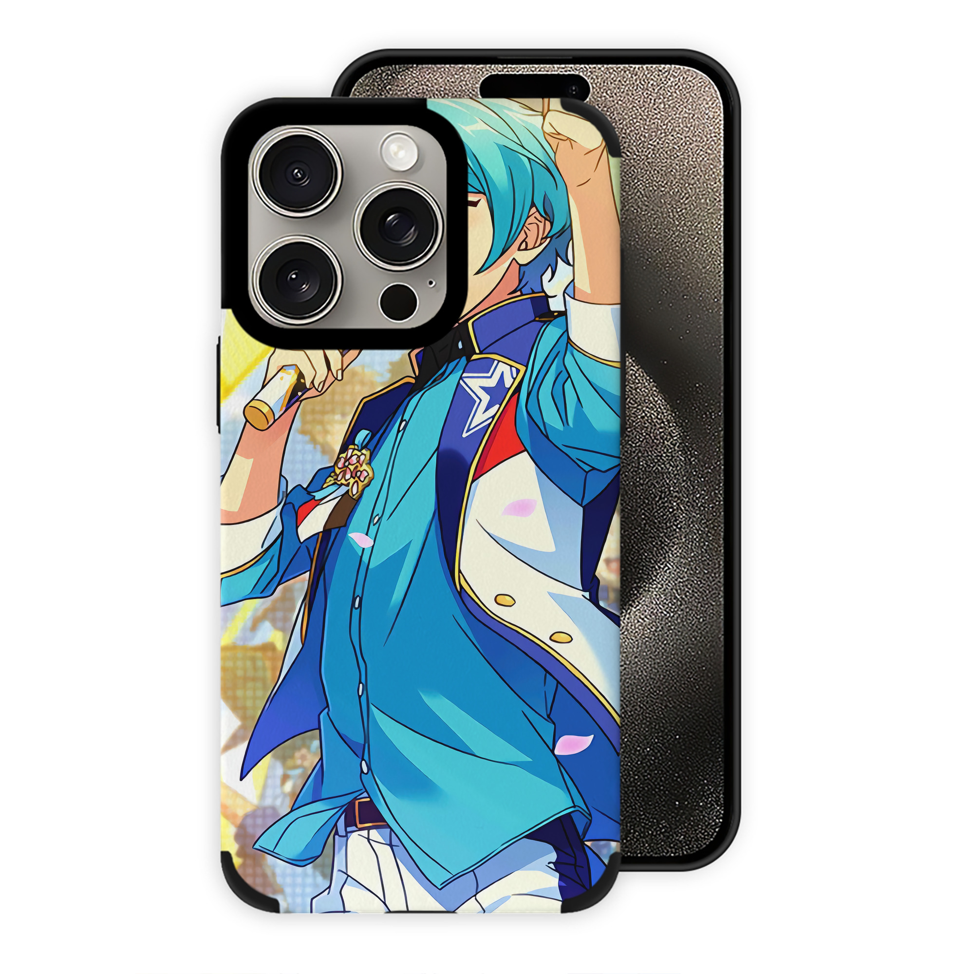 （画像用） あんさんぶるスターズ! Ensemble Stars 【iPhone15ProMax対応】 PUレザー スマホケース 耐衝撃＆黄変防止