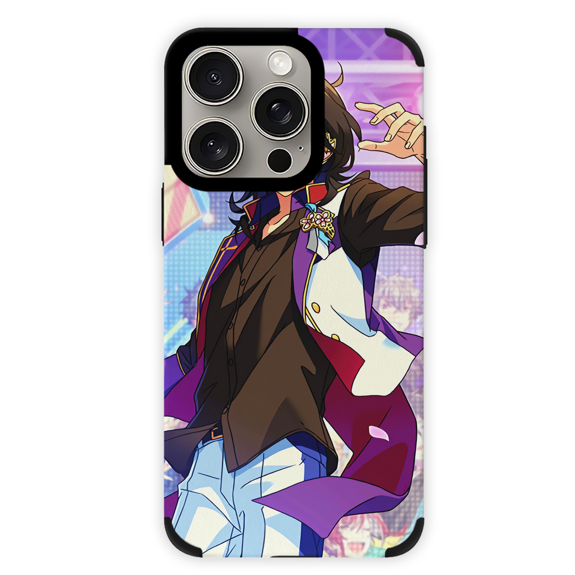（画像用） あんさんぶるスターズ! Ensemble Stars 【iPhone15ProMax対応】 PUレザー スマホケース 耐衝撃＆黄変防止