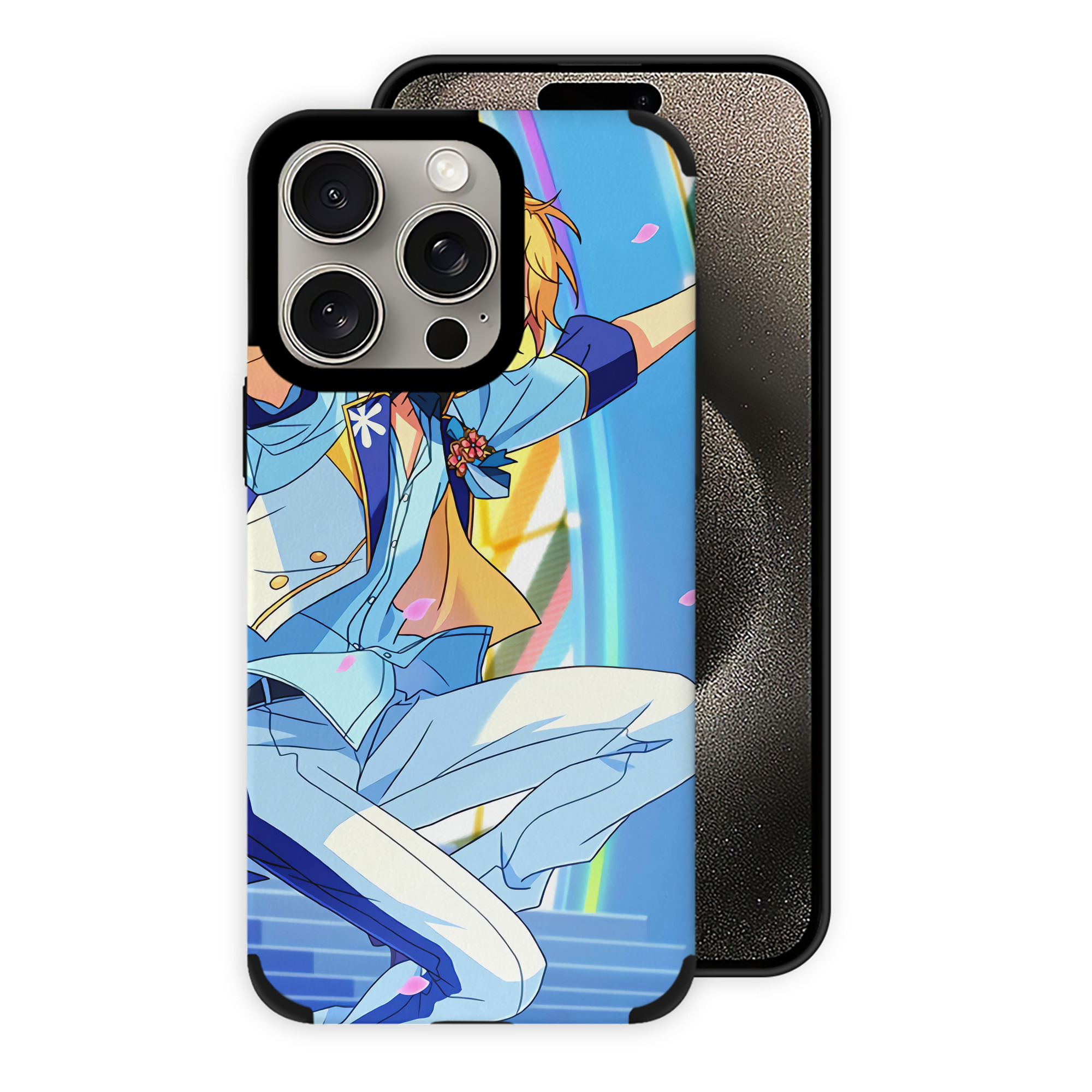 （画像用） あんさんぶるスターズ! Ensemble Stars 【iPhone15ProMax対応】 PUレザー スマホケース 耐衝撃＆黄変防止