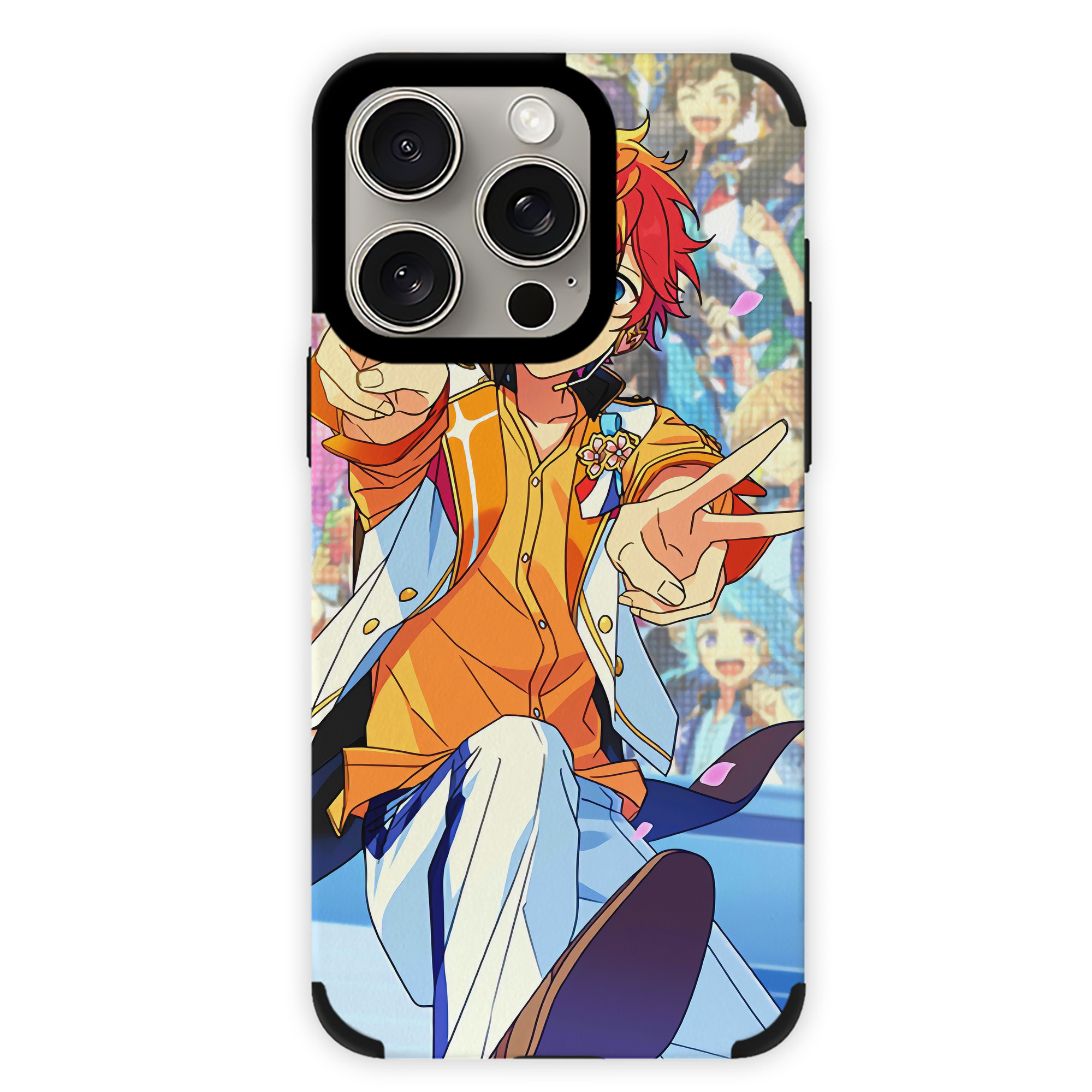 （画像用） あんさんぶるスターズ! Ensemble Stars 【iPhone15ProMax対応】 PUレザー スマホケース 耐衝撃＆黄変防止