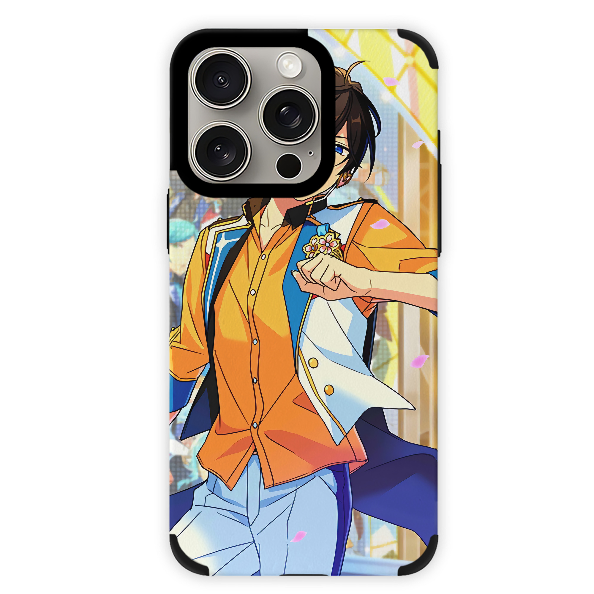 （画像用） あんさんぶるスターズ! Ensemble Stars 【iPhone15ProMax対応】 PUレザー スマホケース 耐衝撃＆黄変防止