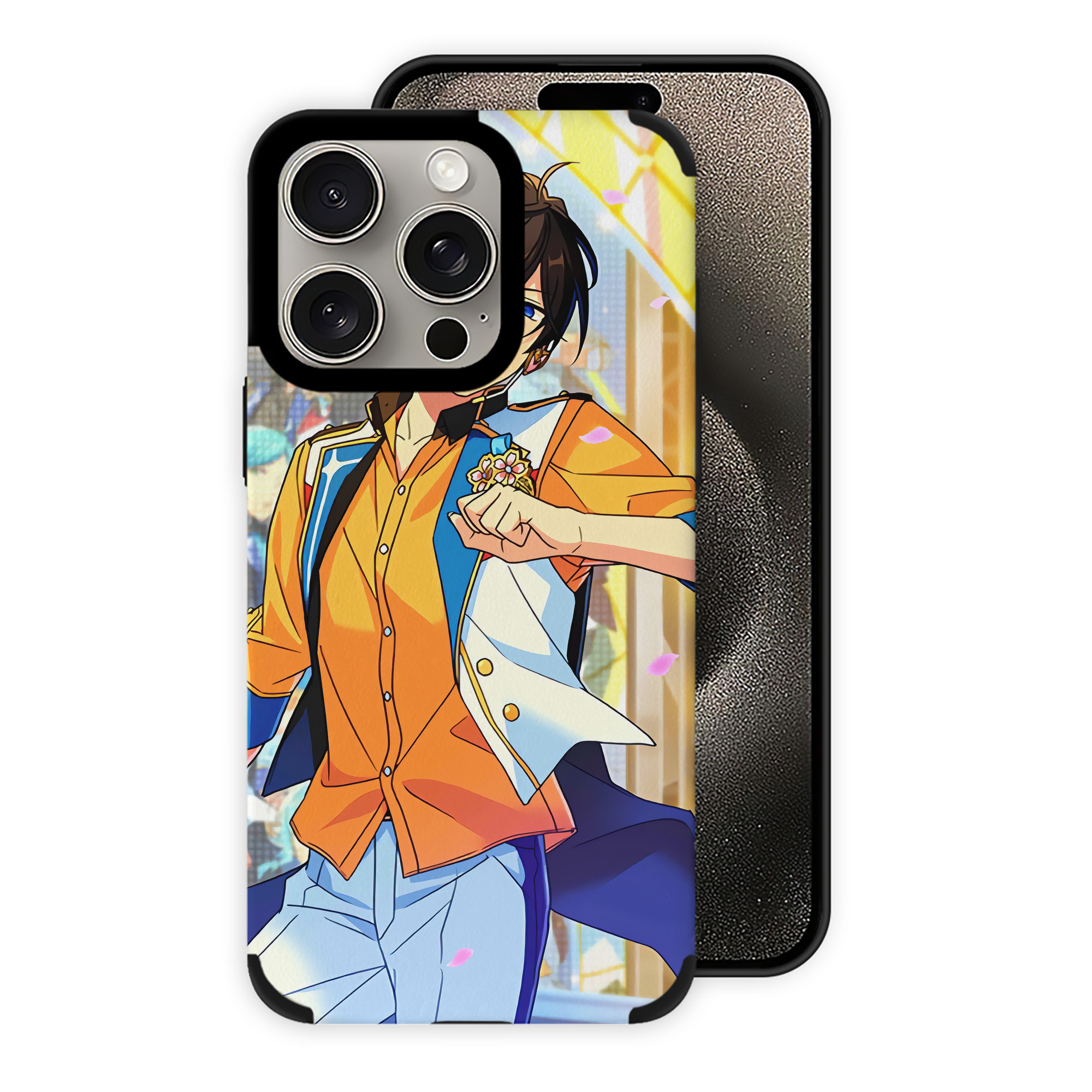 （画像用） あんさんぶるスターズ! Ensemble Stars 【iPhone15ProMax対応】 PUレザー スマホケース 耐衝撃＆黄変防止