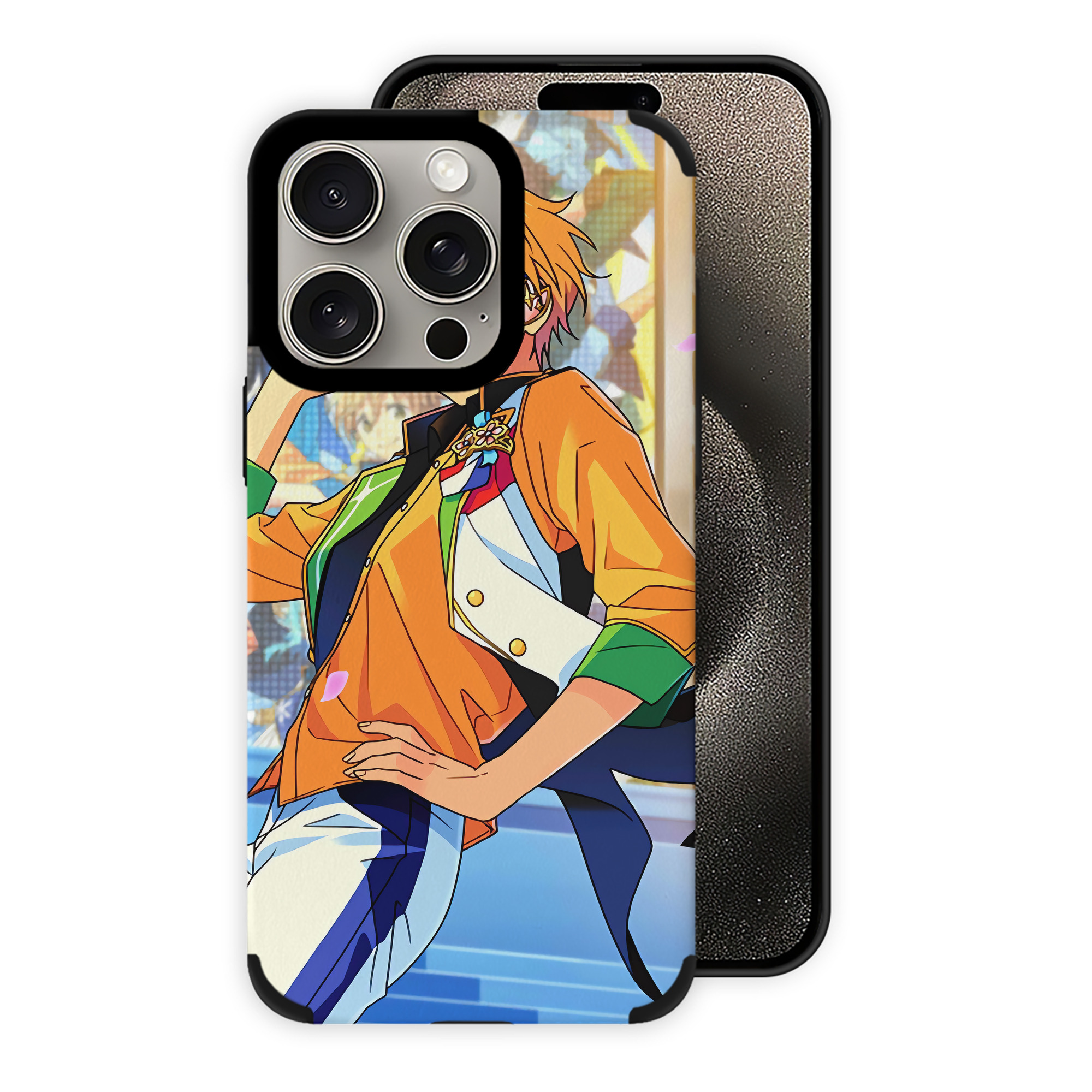 （画像用） あんさんぶるスターズ! Ensemble Stars 【iPhone15ProMax対応】 PUレザー スマホケース 耐衝撃＆黄変防止