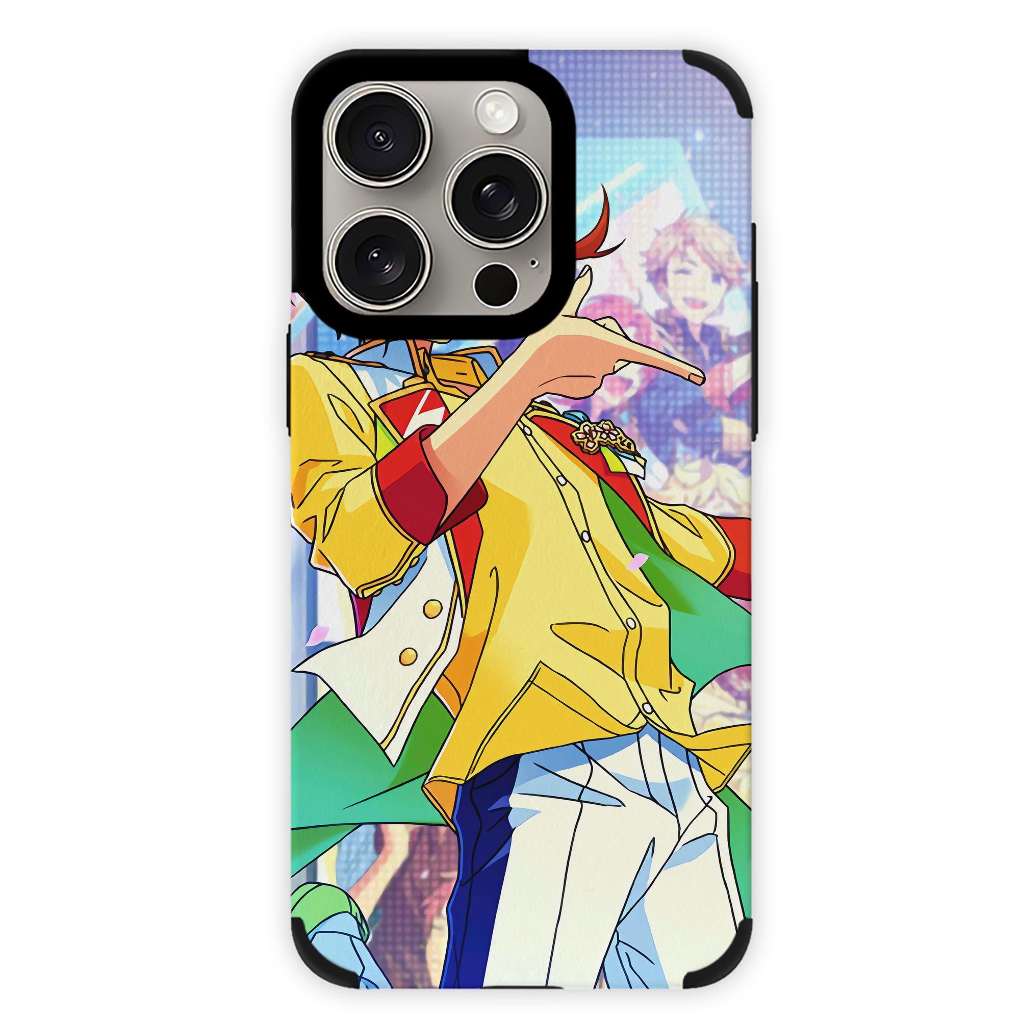 （画像用） あんさんぶるスターズ! Ensemble Stars 【iPhone15ProMax対応】 PUレザー スマホケース 耐衝撃＆黄変防止