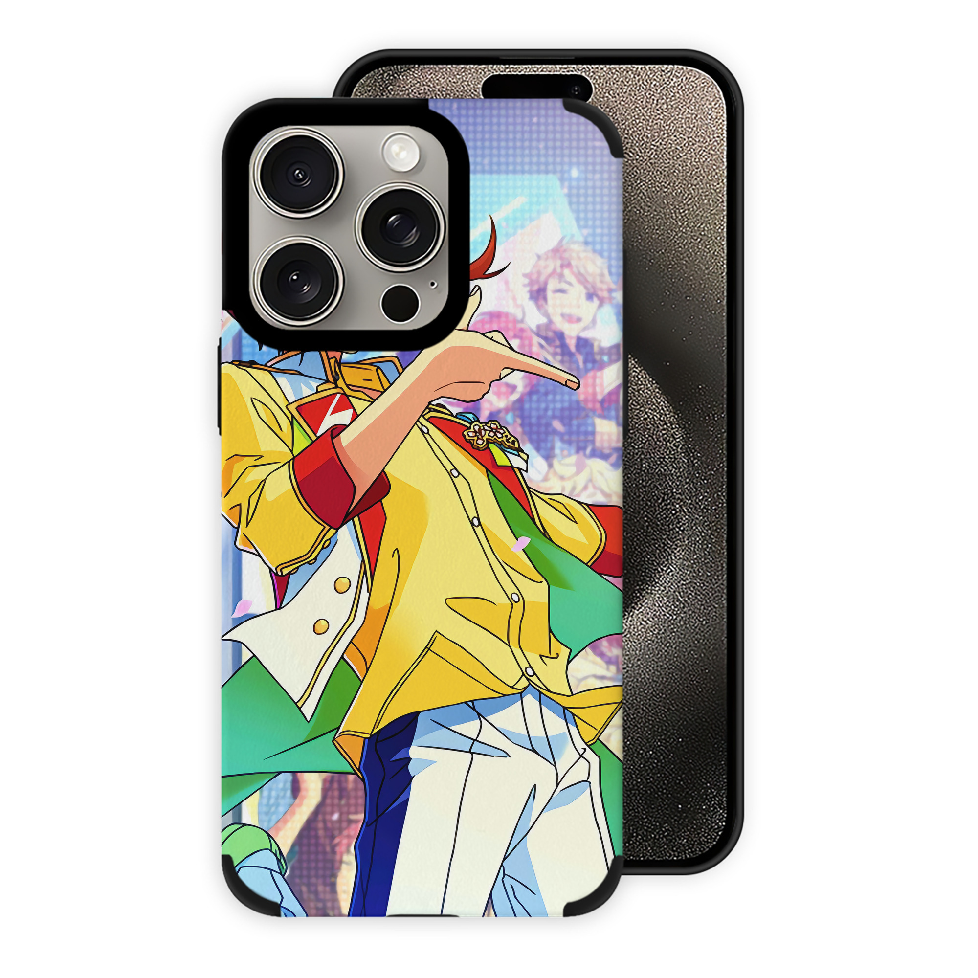（画像用） あんさんぶるスターズ! Ensemble Stars 【iPhone15ProMax対応】 PUレザー スマホケース 耐衝撃＆黄変防止