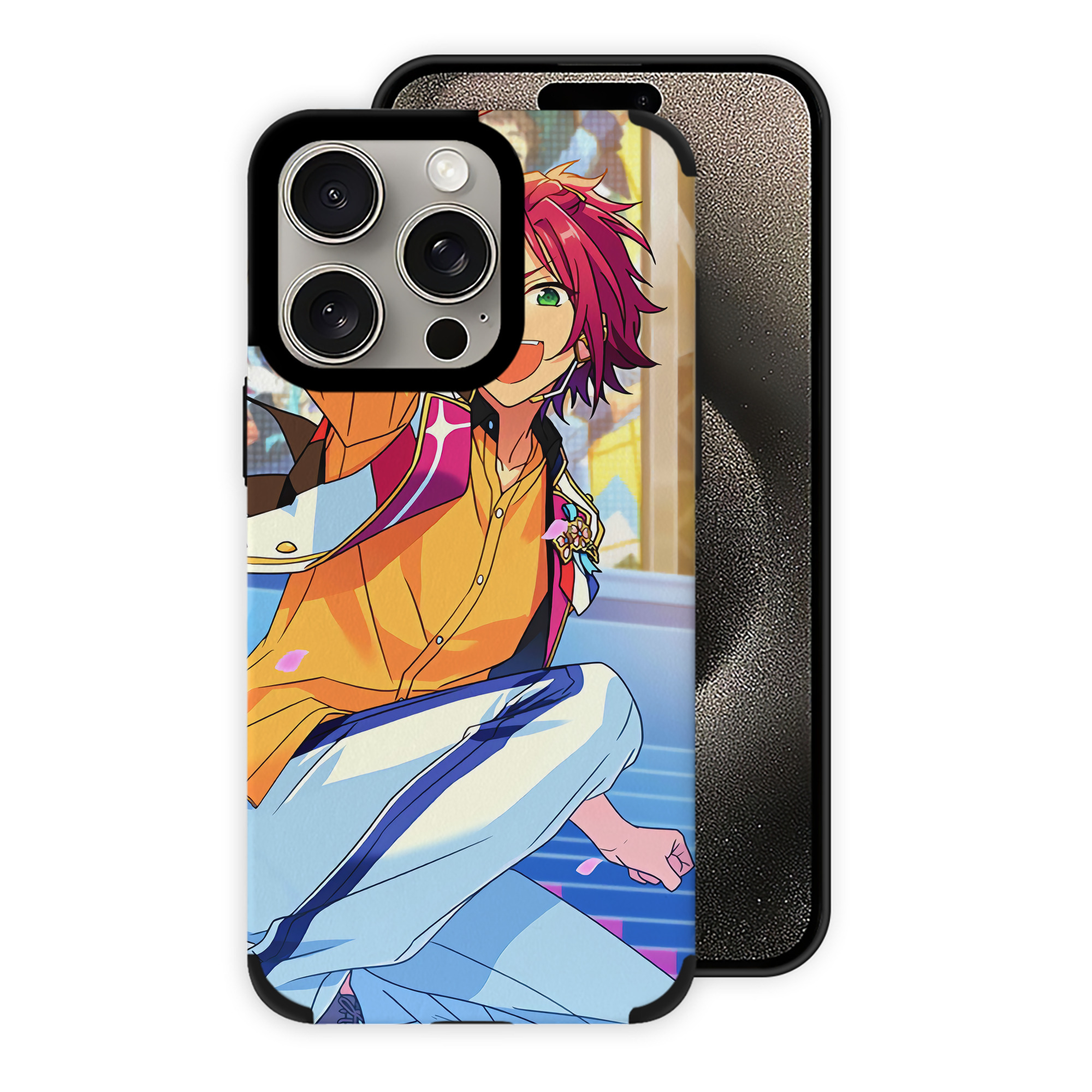 （画像用） あんさんぶるスターズ! Ensemble Stars 【iPhone15ProMax対応】 PUレザー スマホケース 耐衝撃＆黄変防止