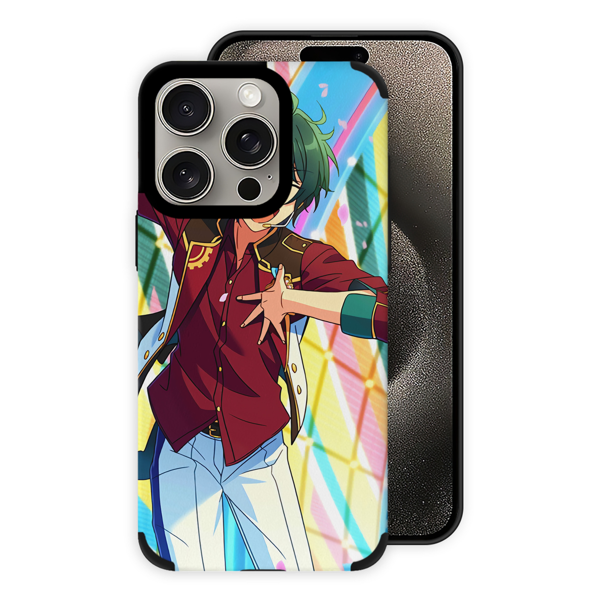 （画像用） あんさんぶるスターズ! Ensemble Stars 【iPhone15ProMax対応】 PUレザー スマホケース 耐衝撃＆黄変防止