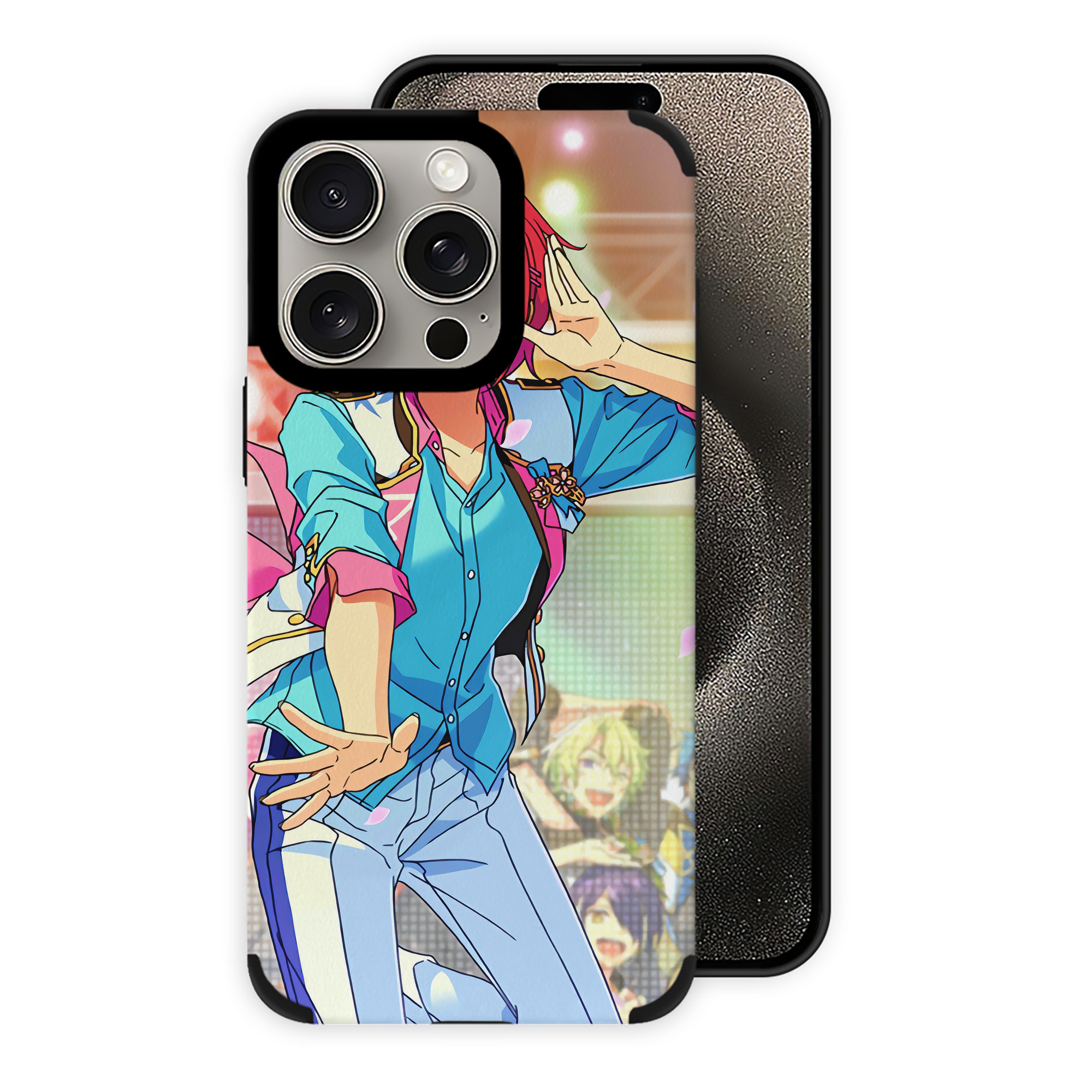 （画像用） あんさんぶるスターズ! Ensemble Stars 【iPhone15ProMax対応】 PUレザー スマホケース 耐衝撃＆黄変防止