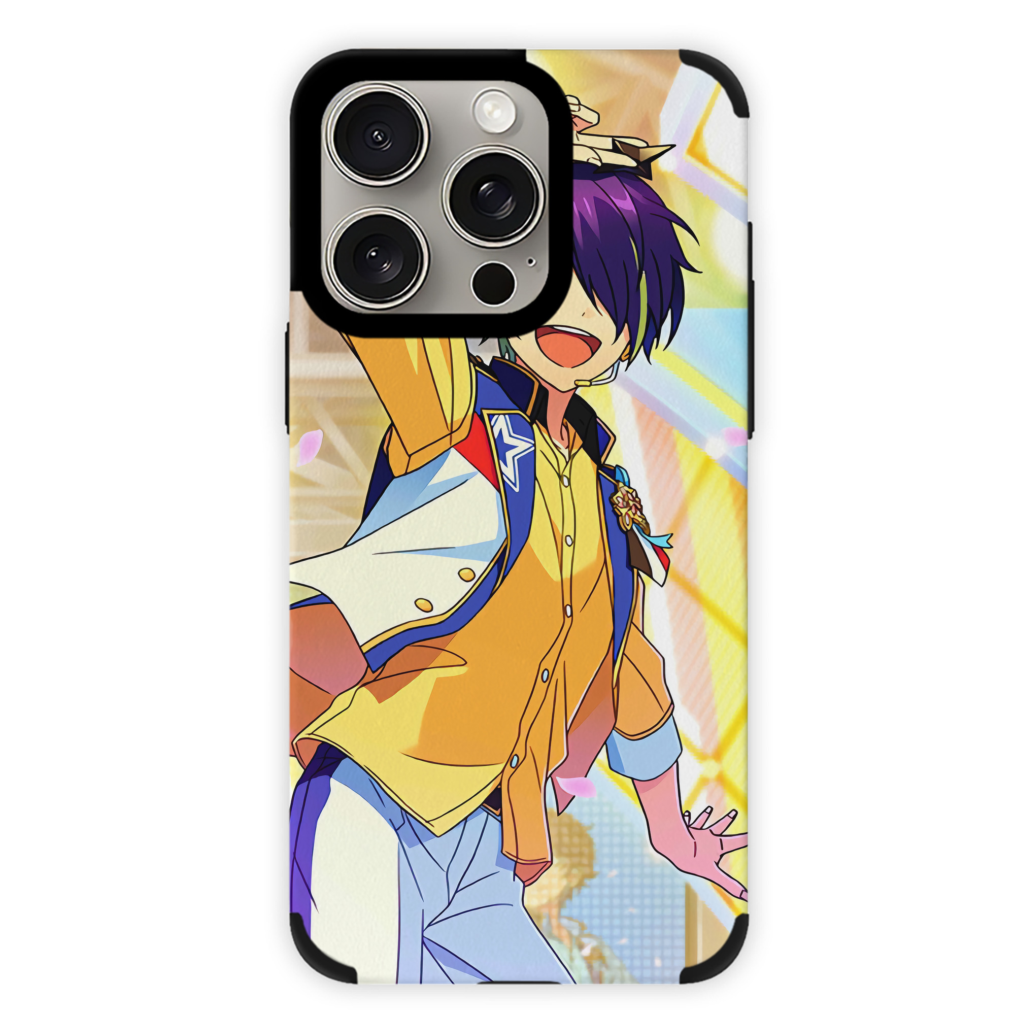 （画像用） あんさんぶるスターズ! Ensemble Stars 【iPhone15ProMax対応】 PUレザー スマホケース 耐衝撃＆黄変防止