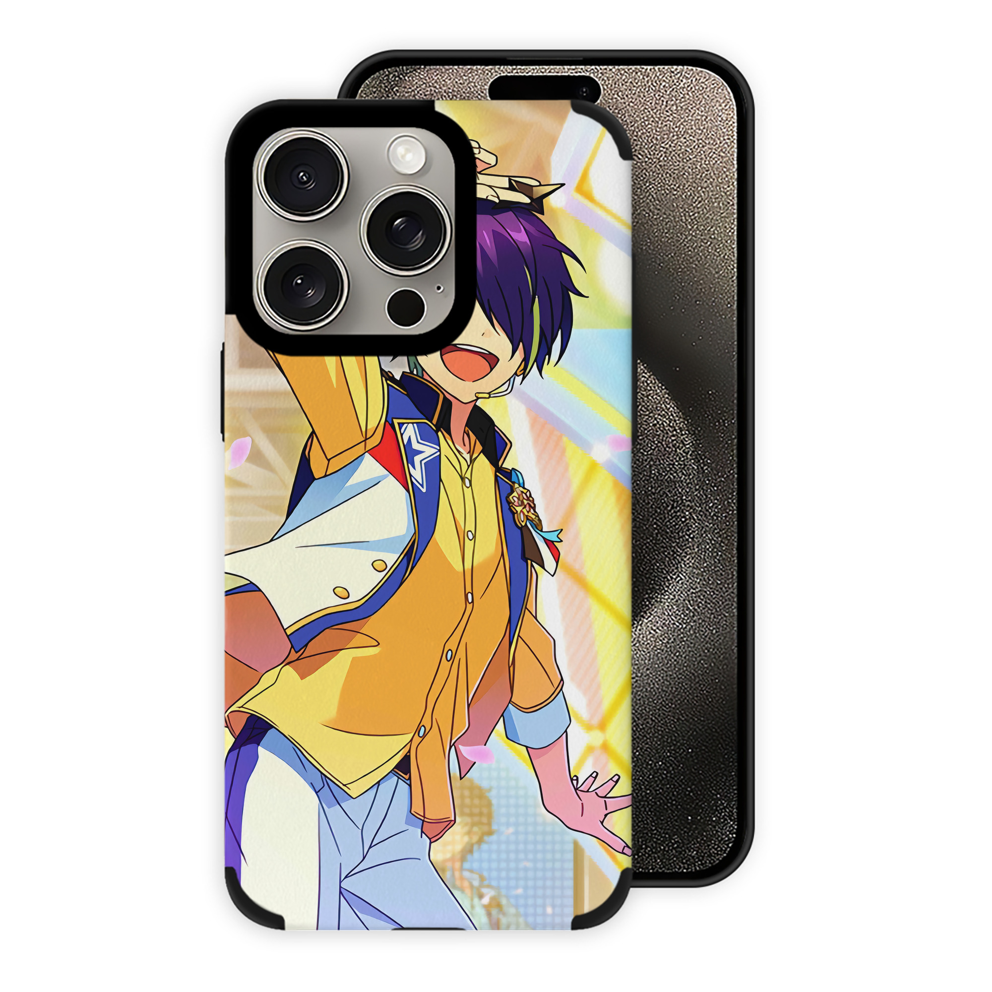 （画像用） あんさんぶるスターズ! Ensemble Stars 【iPhone15ProMax対応】 PUレザー スマホケース 耐衝撃＆黄変防止