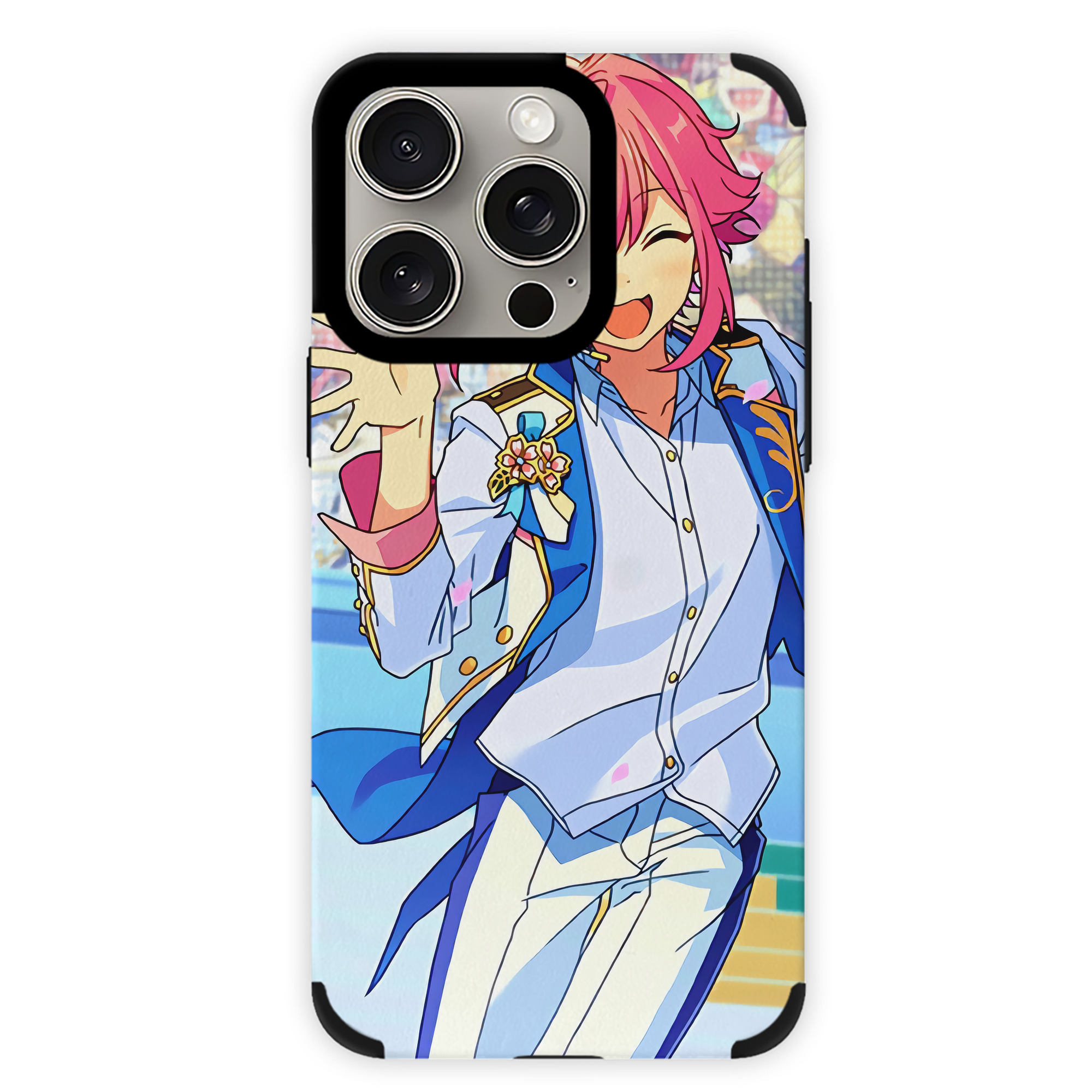 （画像用） あんさんぶるスターズ! Ensemble Stars 【iPhone15ProMax対応】 PUレザー スマホケース 耐衝撃＆黄変防止