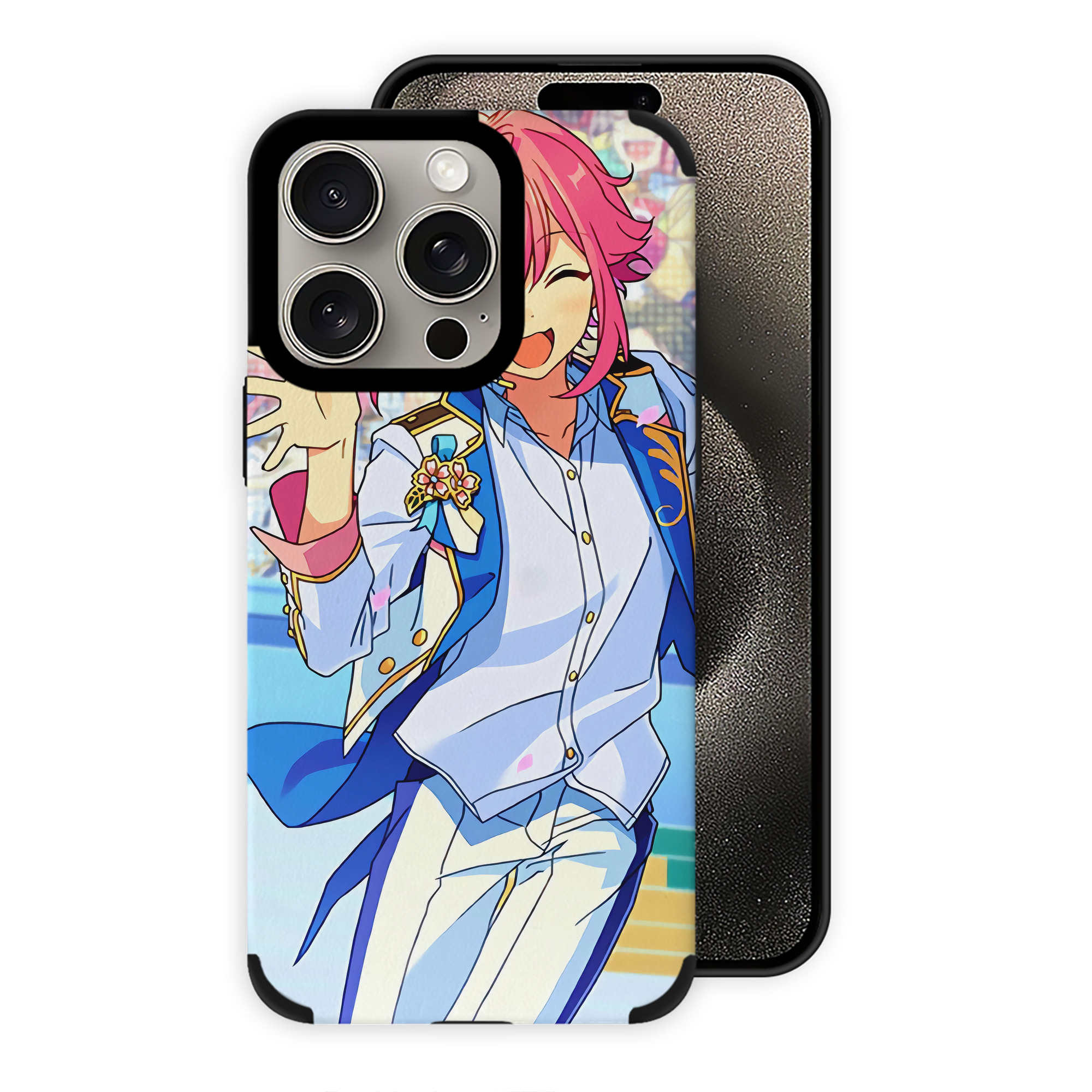 （画像用） あんさんぶるスターズ! Ensemble Stars 【iPhone15ProMax対応】 PUレザー スマホケース 耐衝撃＆黄変防止