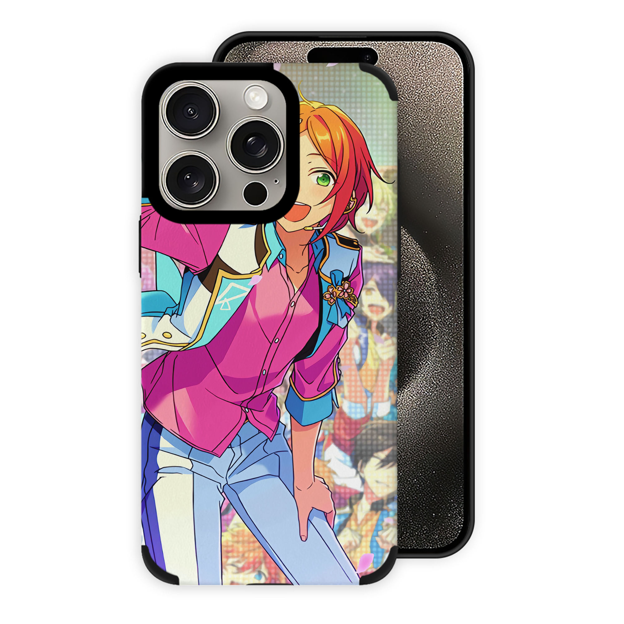 （画像用） あんさんぶるスターズ! Ensemble Stars 【iPhone15ProMax対応】 PUレザー スマホケース 耐衝撃＆黄変防止