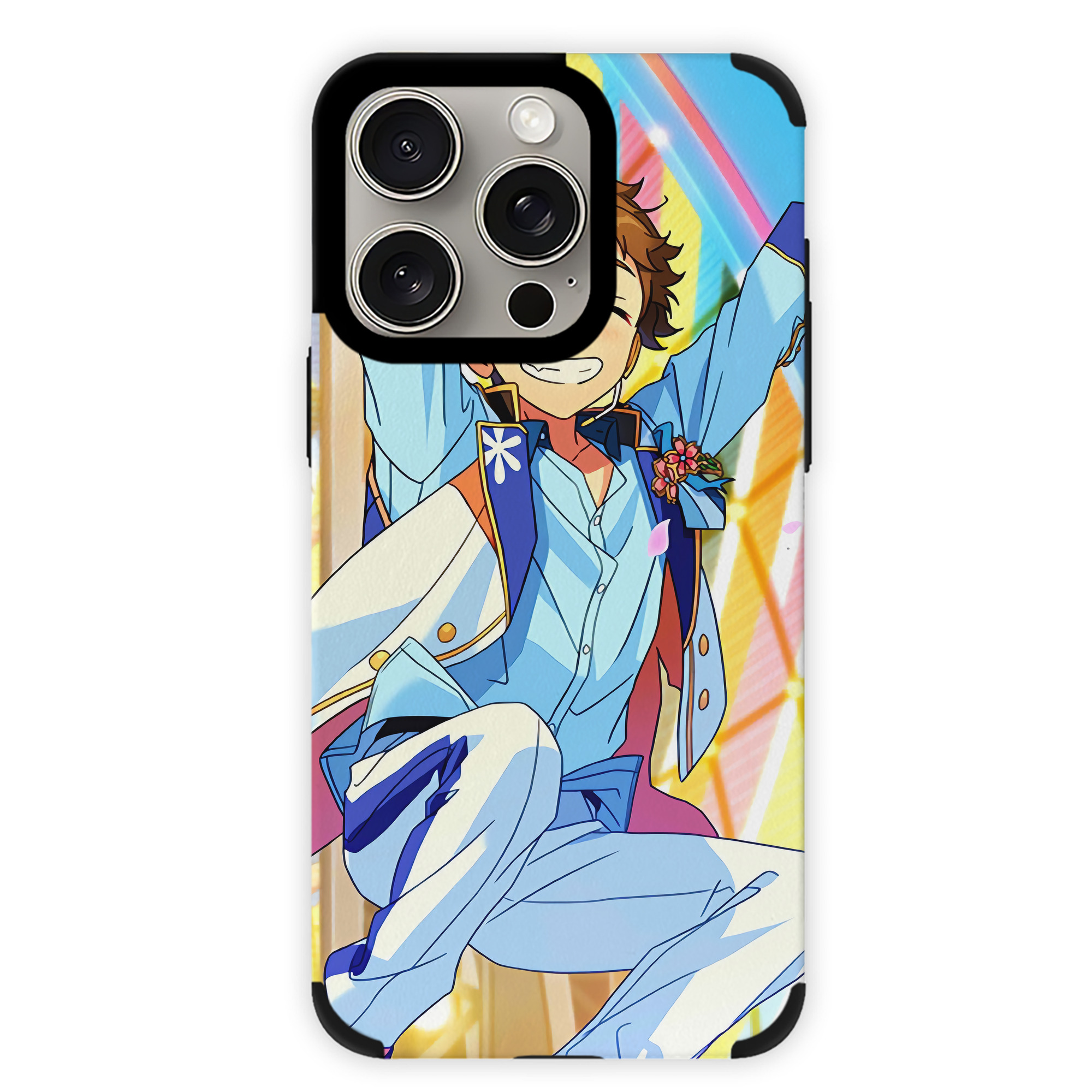（画像用） あんさんぶるスターズ! Ensemble Stars 【iPhone15ProMax対応】 PUレザー スマホケース 耐衝撃＆黄変防止