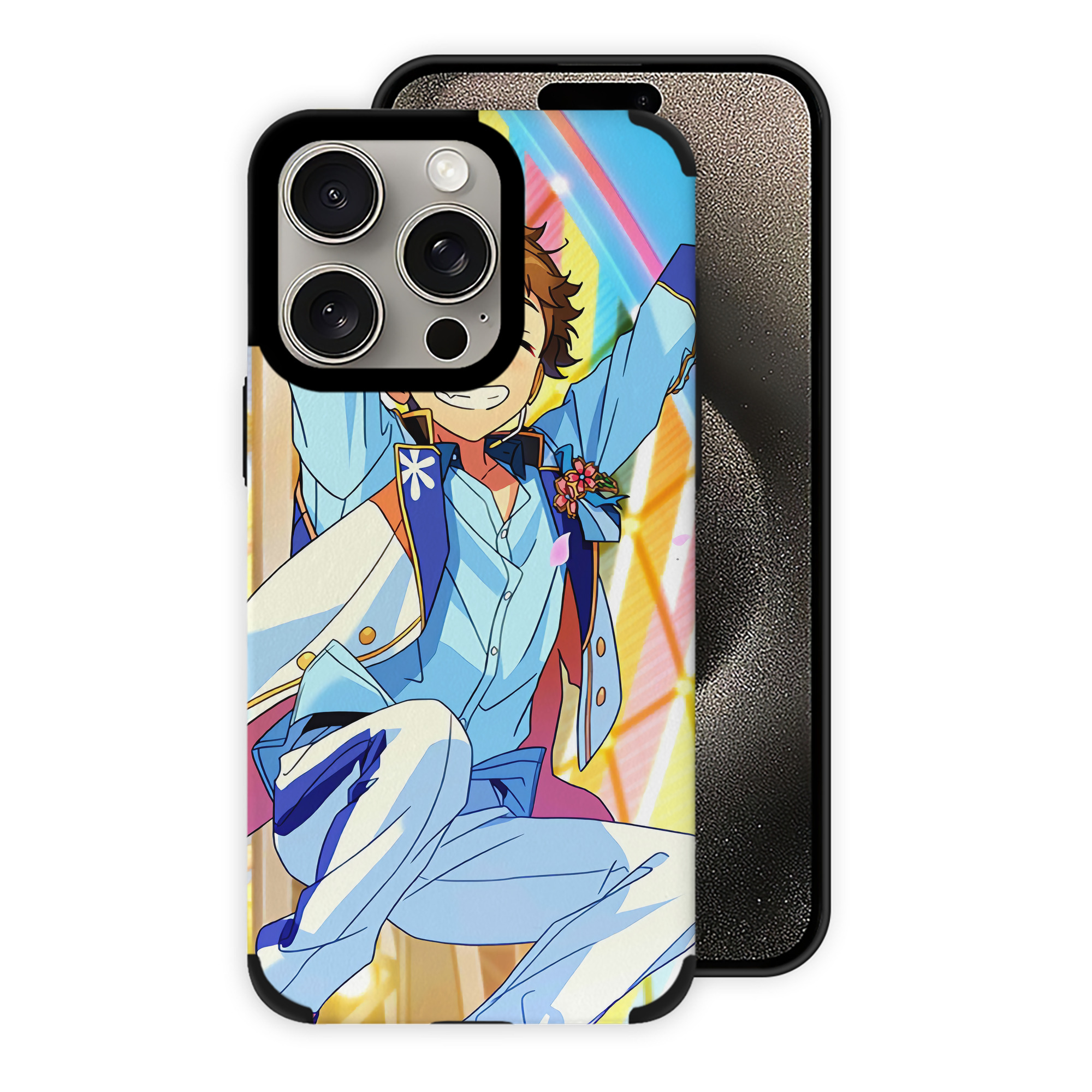 （画像用） あんさんぶるスターズ! Ensemble Stars 【iPhone15ProMax対応】 PUレザー スマホケース 耐衝撃＆黄変防止