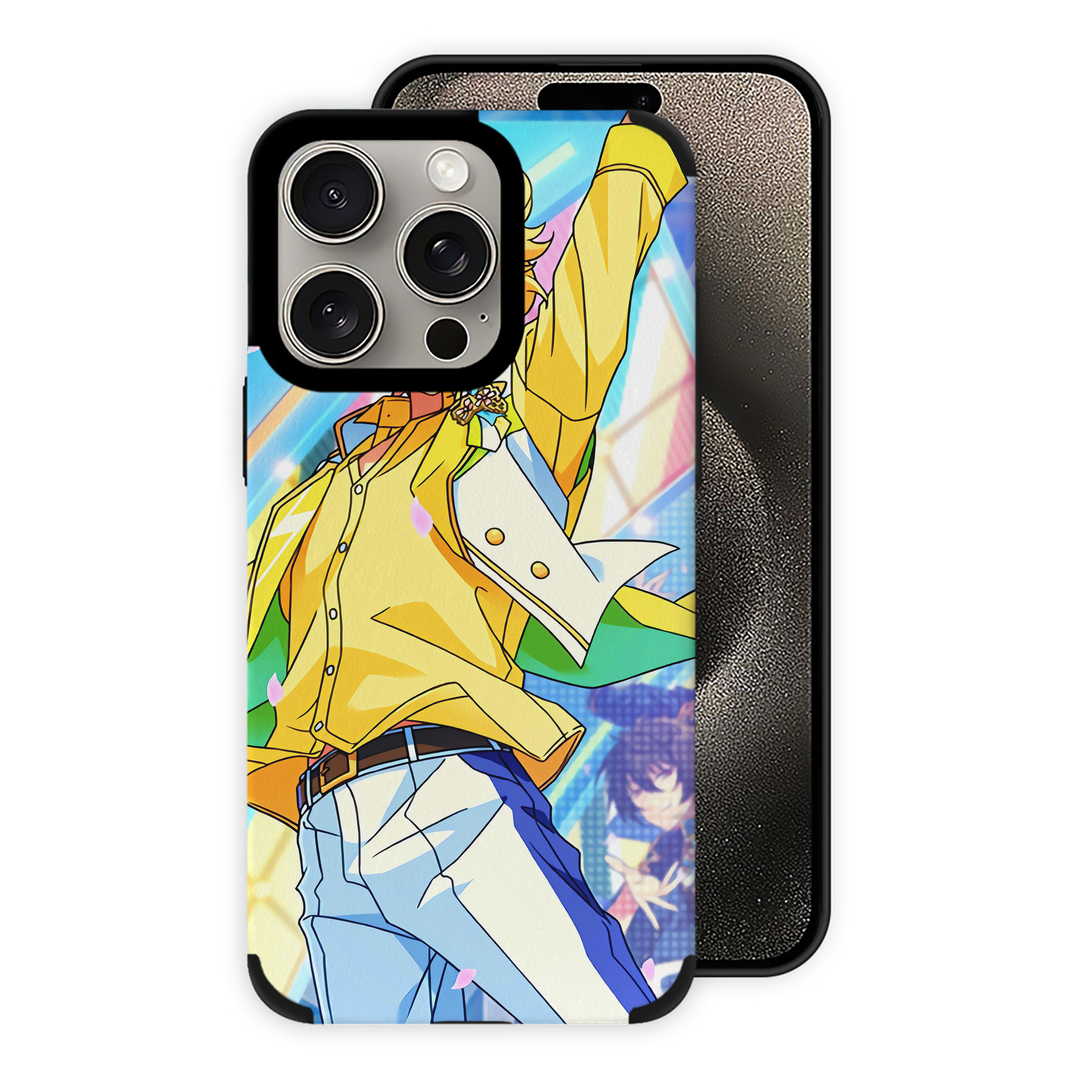 （画像用） あんさんぶるスターズ! Ensemble Stars 【iPhone15ProMax対応】 PUレザー スマホケース 耐衝撃＆黄変防止