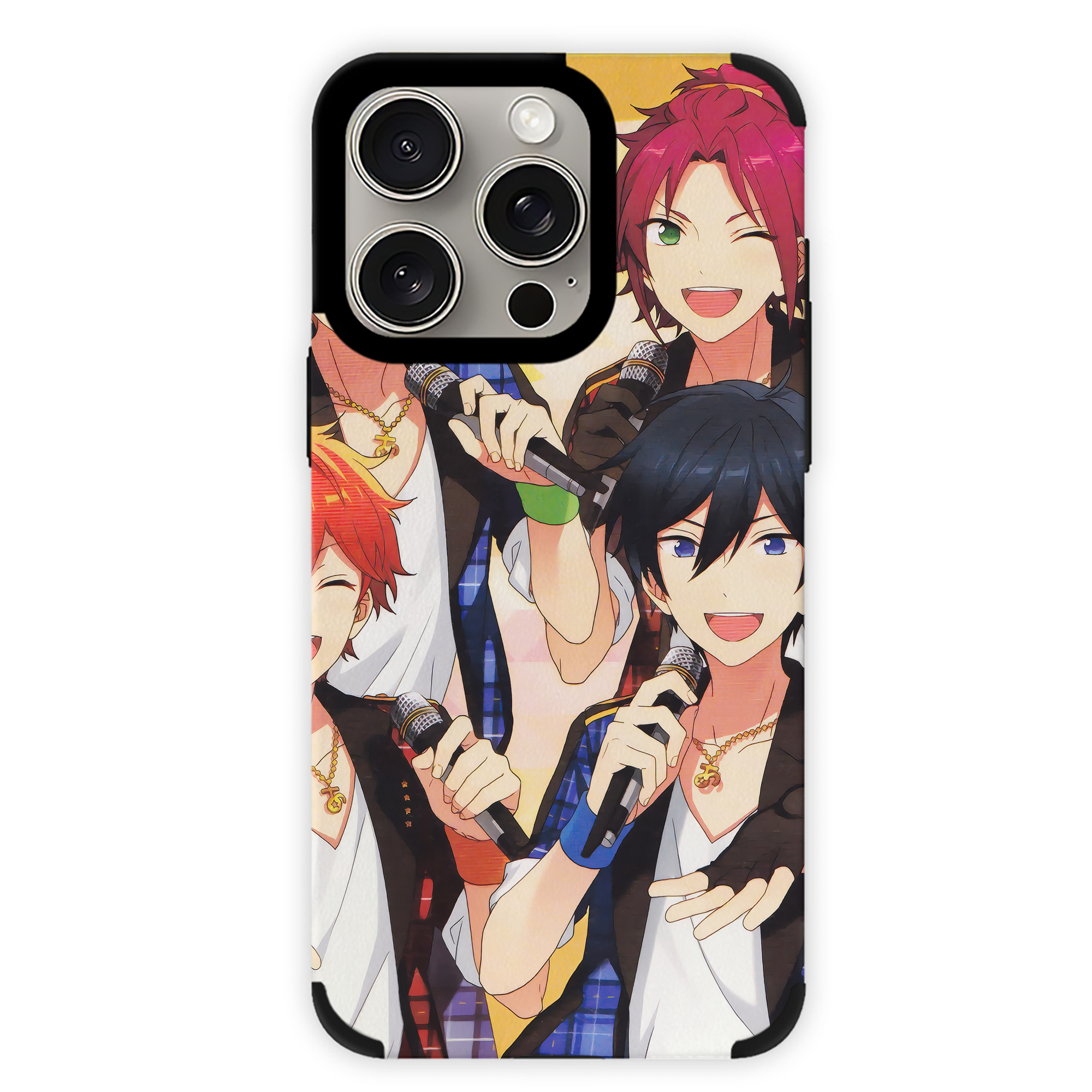 （画像用） あんさんぶるスターズ! Ensemble Stars 【iPhone15ProMax対応】 PUレザー スマホケース 耐衝撃＆黄変防止