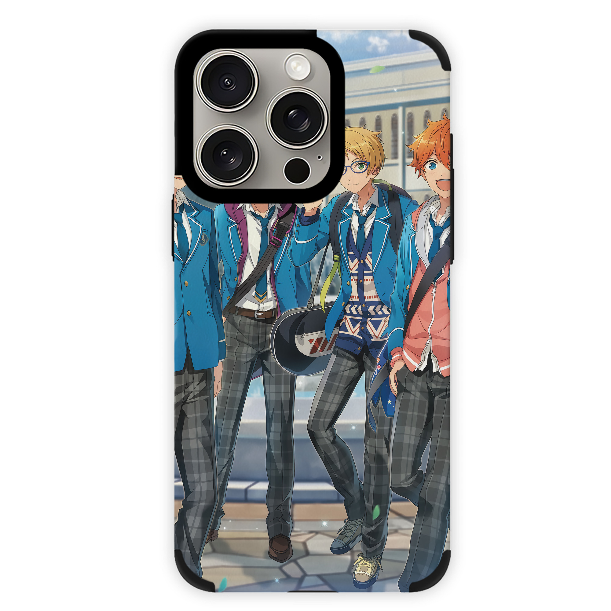 （画像用） あんさんぶるスターズ! Ensemble Stars 【iPhone15ProMax対応】 PUレザー スマホケース 耐衝撃＆黄変防止