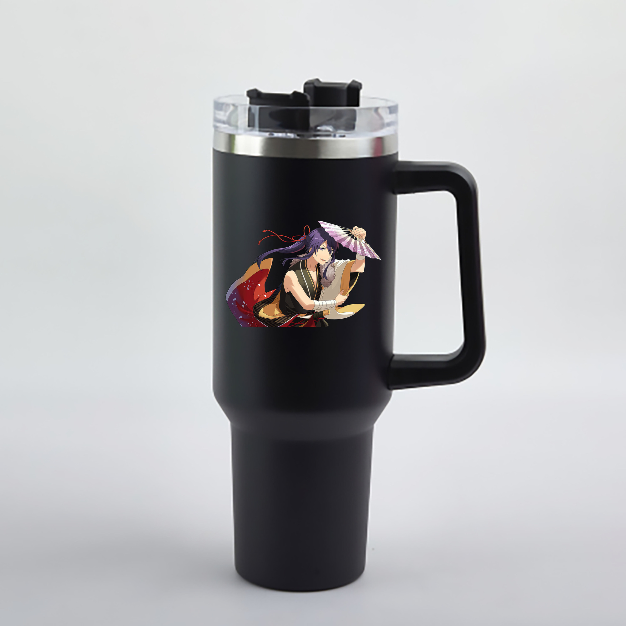 （画像用） あんさんぶるスターズ! Ensemble Stars 1200mL車用タンブラー - クリスタルステッカー（プラスチックストロー付き）