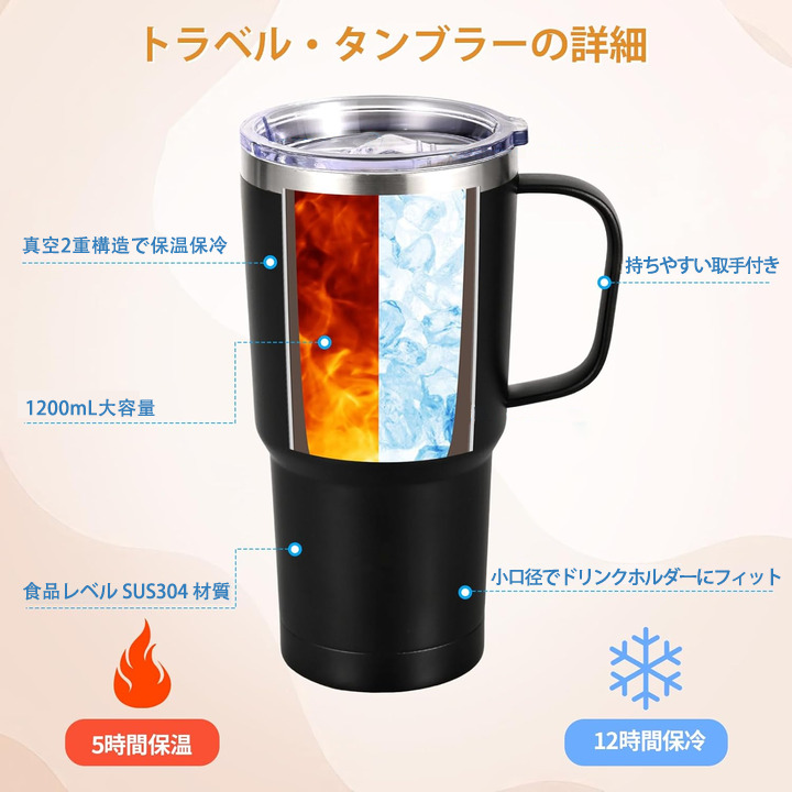 あんさんぶるスターズ! Ensemble Stars 1200mL車用タンブラー - クリスタルステッカー（プラスチックストロー付き）