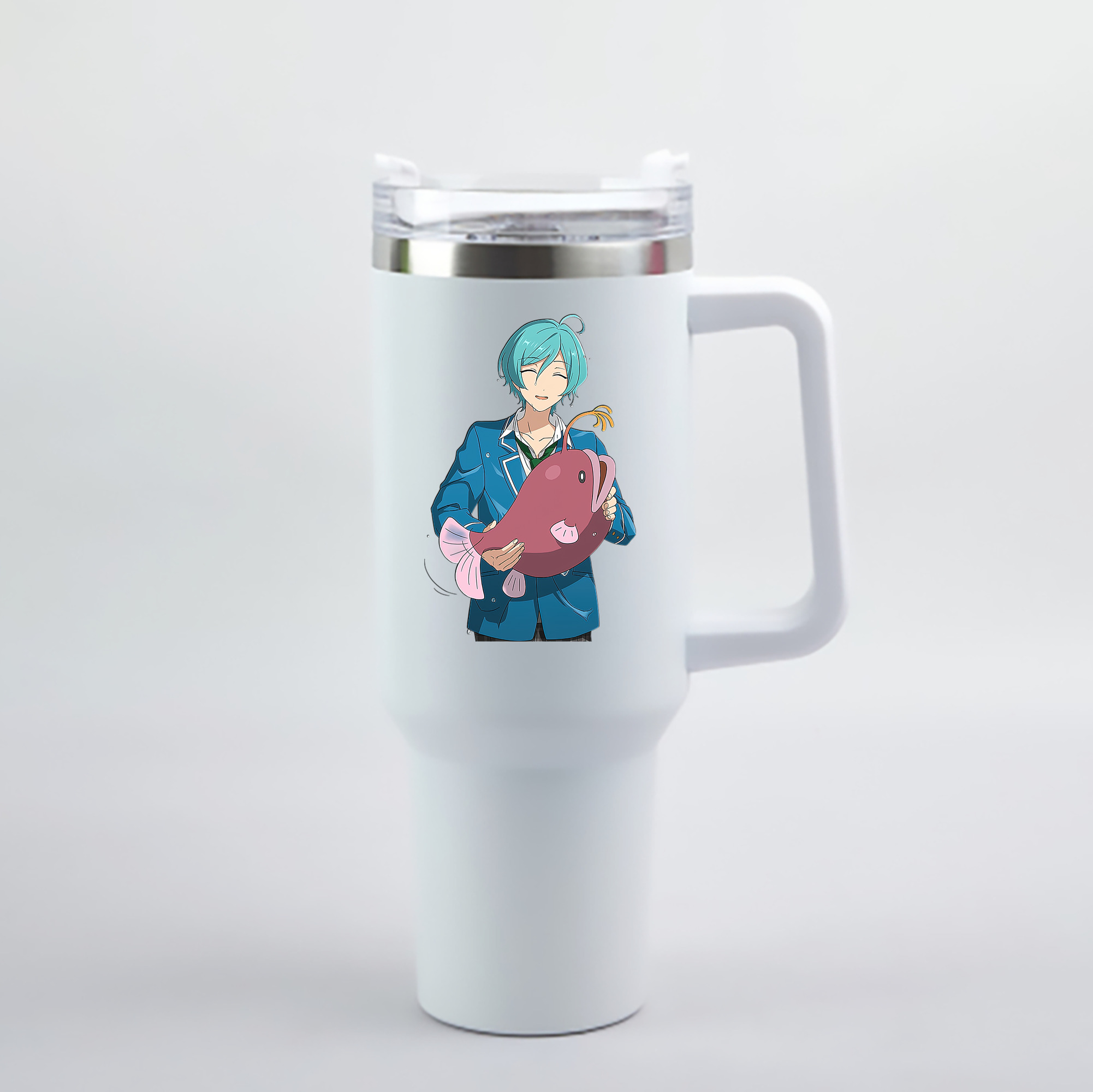 （画像用） あんさんぶるスターズ! Ensemble Stars 1200mL車用タンブラー - クリスタルステッカー（プラスチックストロー付き）