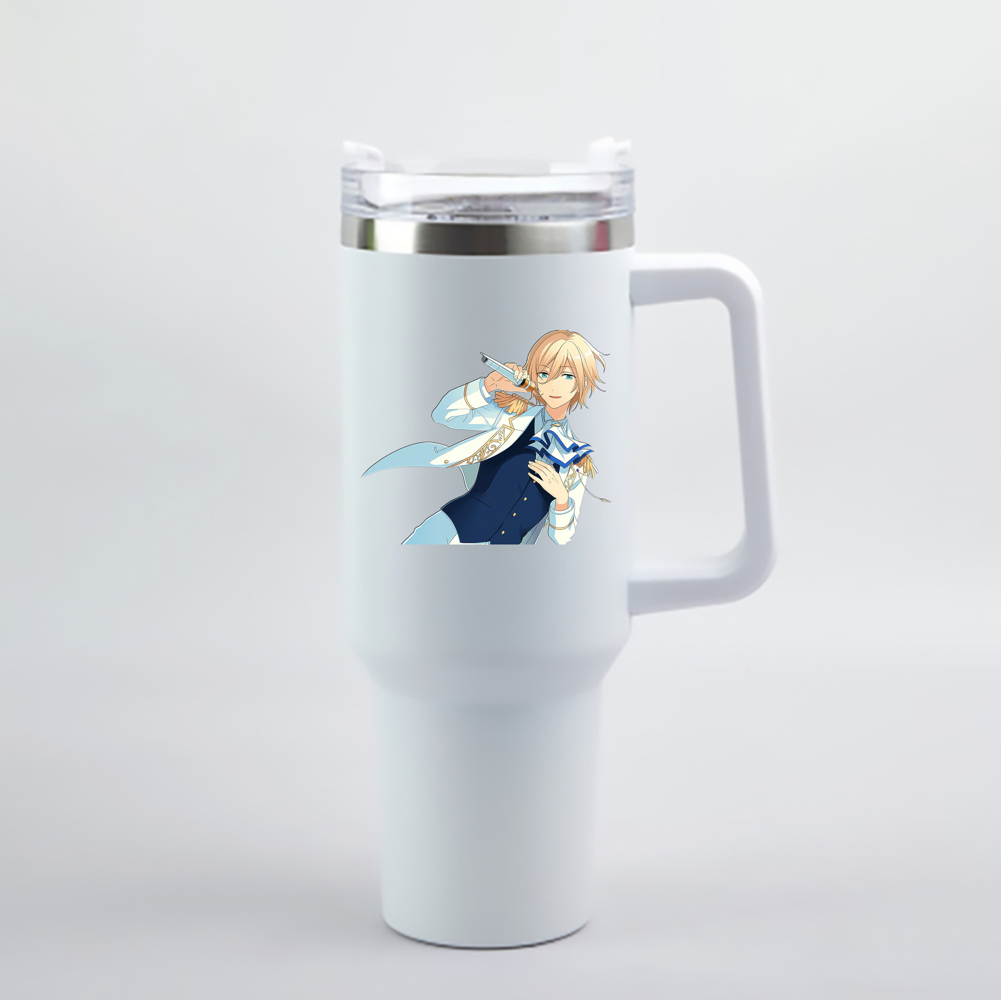 （画像用） あんさんぶるスターズ! Ensemble Stars 1200mL車用タンブラー - クリスタルステッカー（プラスチックストロー付き）