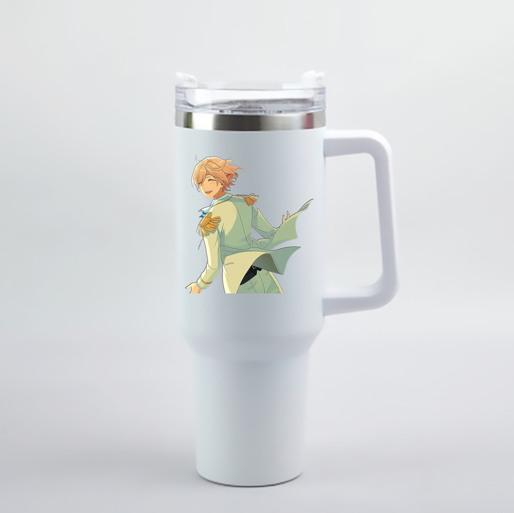 （画像用） あんさんぶるスターズ! Ensemble Stars 1200mL車用タンブラー - クリスタルステッカー（プラスチックストロー付き）